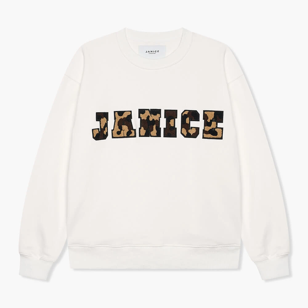 Sweater Dames Katoen Logo Camo Andy Off White