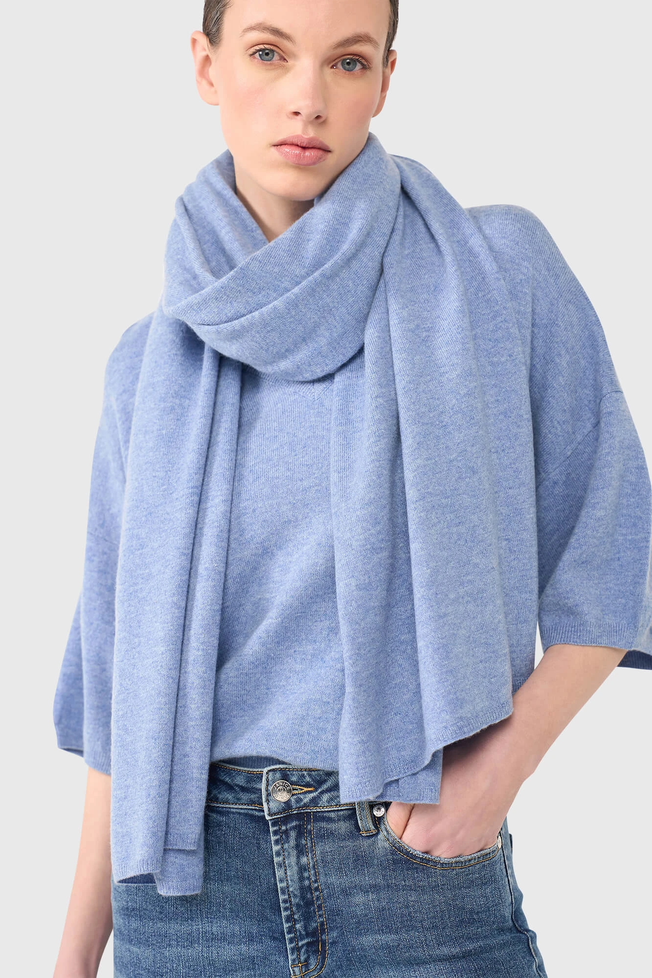 Knitwear dames blauw santos blauw janice 7