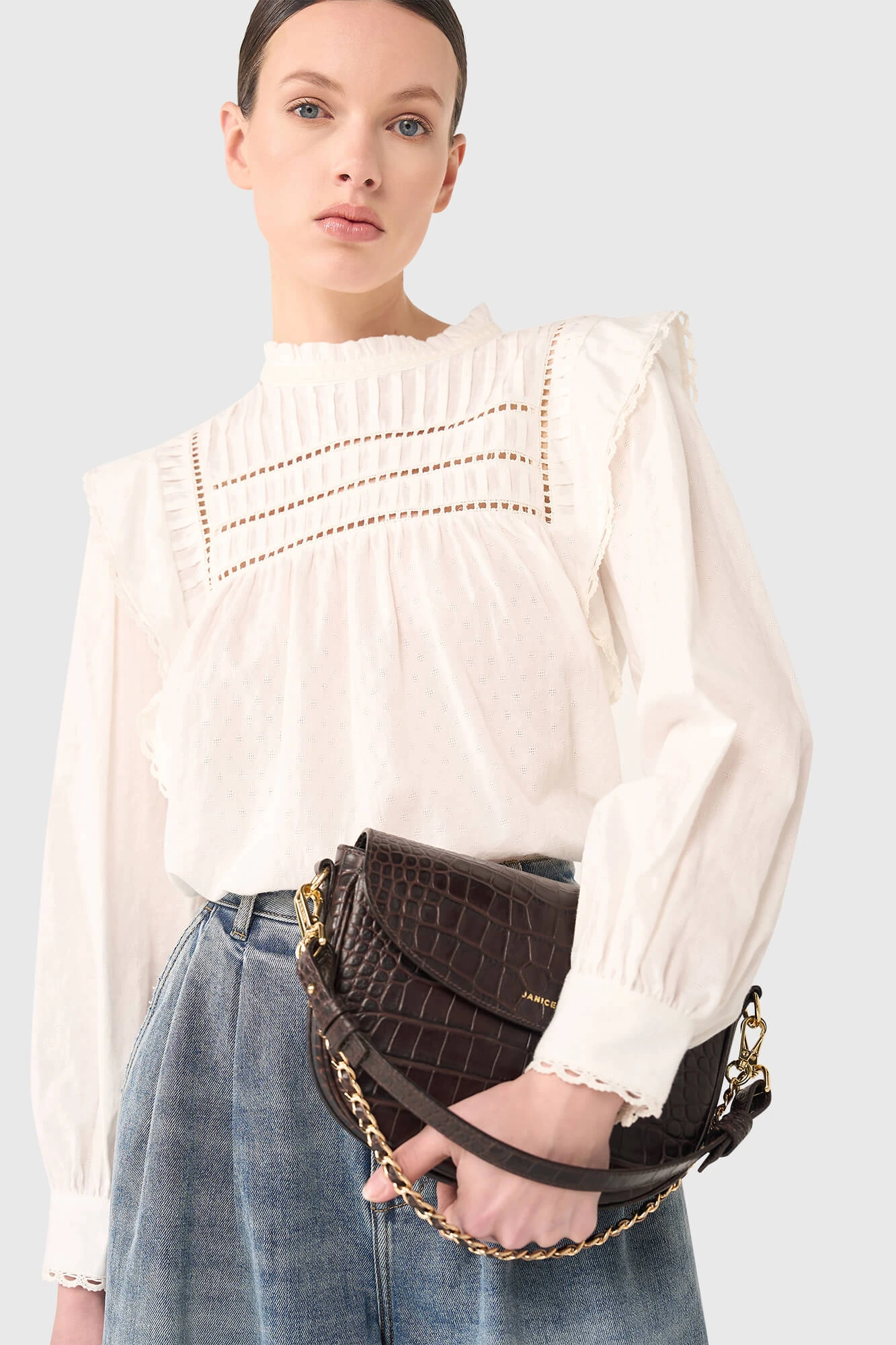 Tas dames tayler bruin croco janice 7