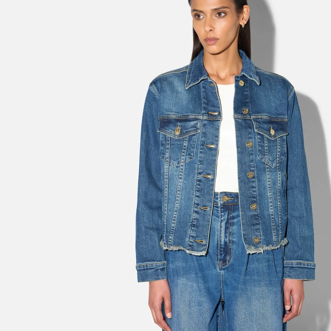 Dames Spijkerjack GREGORY Denim Blauw 469
