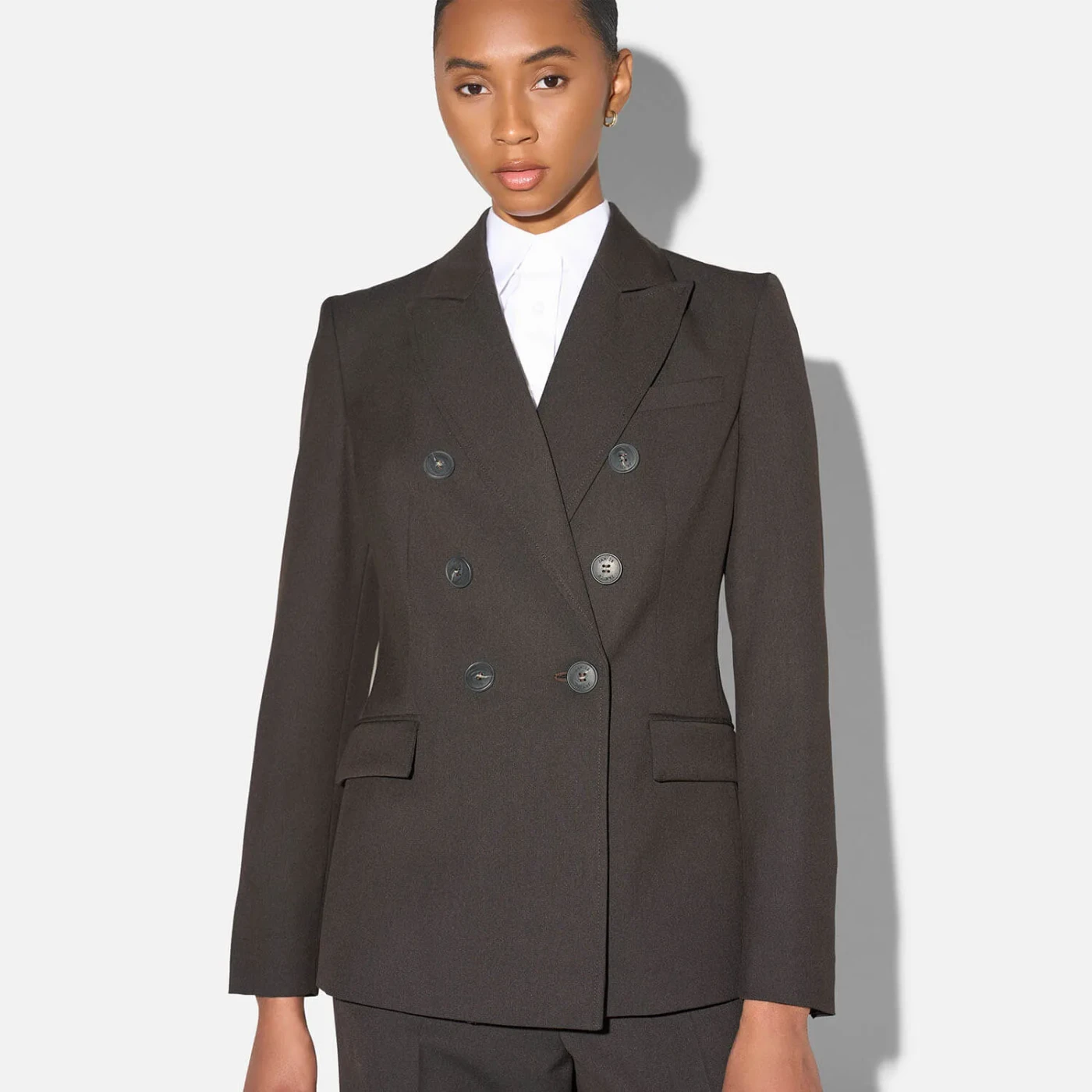 Dames Blazer Bruin getailleerd CONNOR