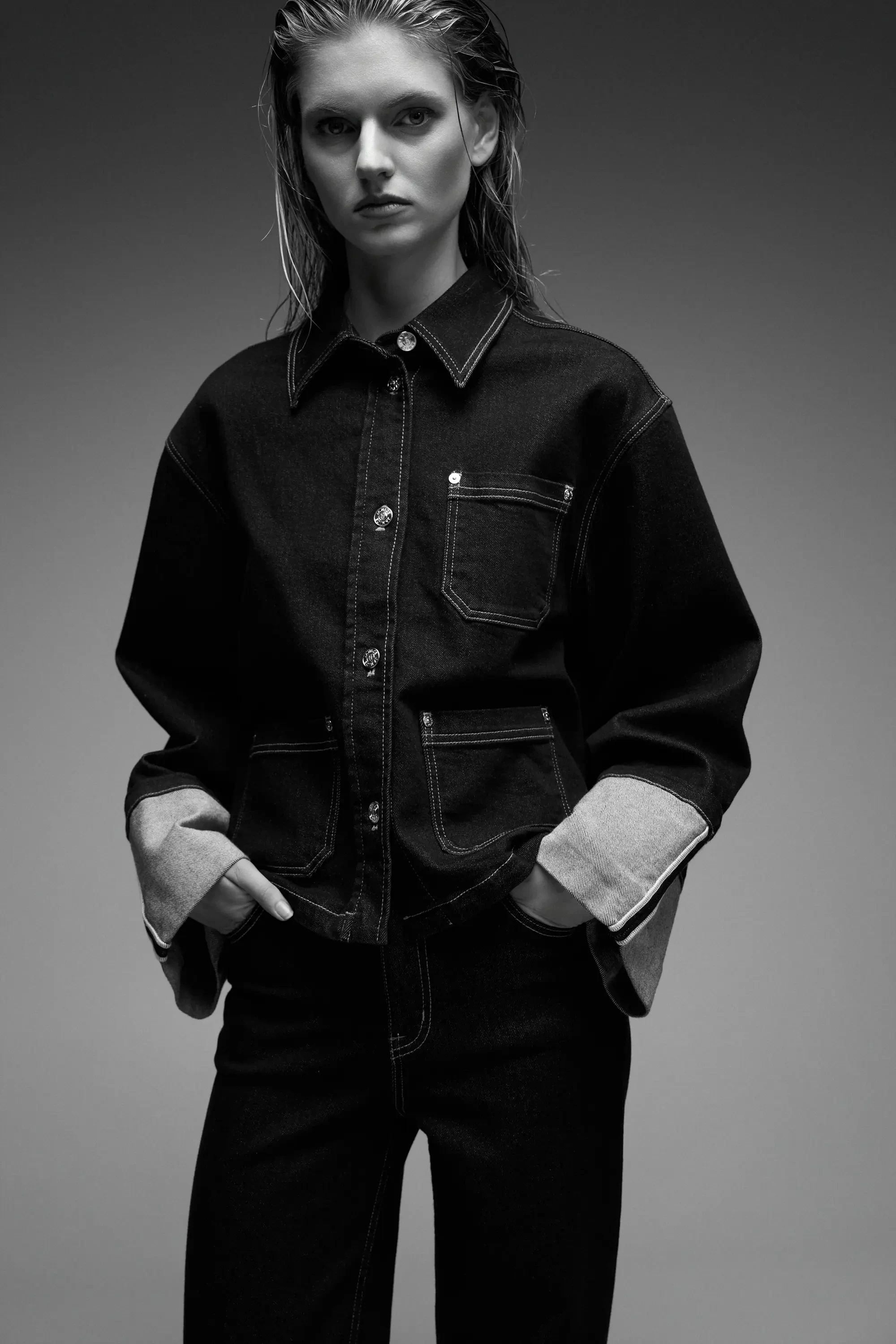 Spijkerjack Dames Japans Denim Bane