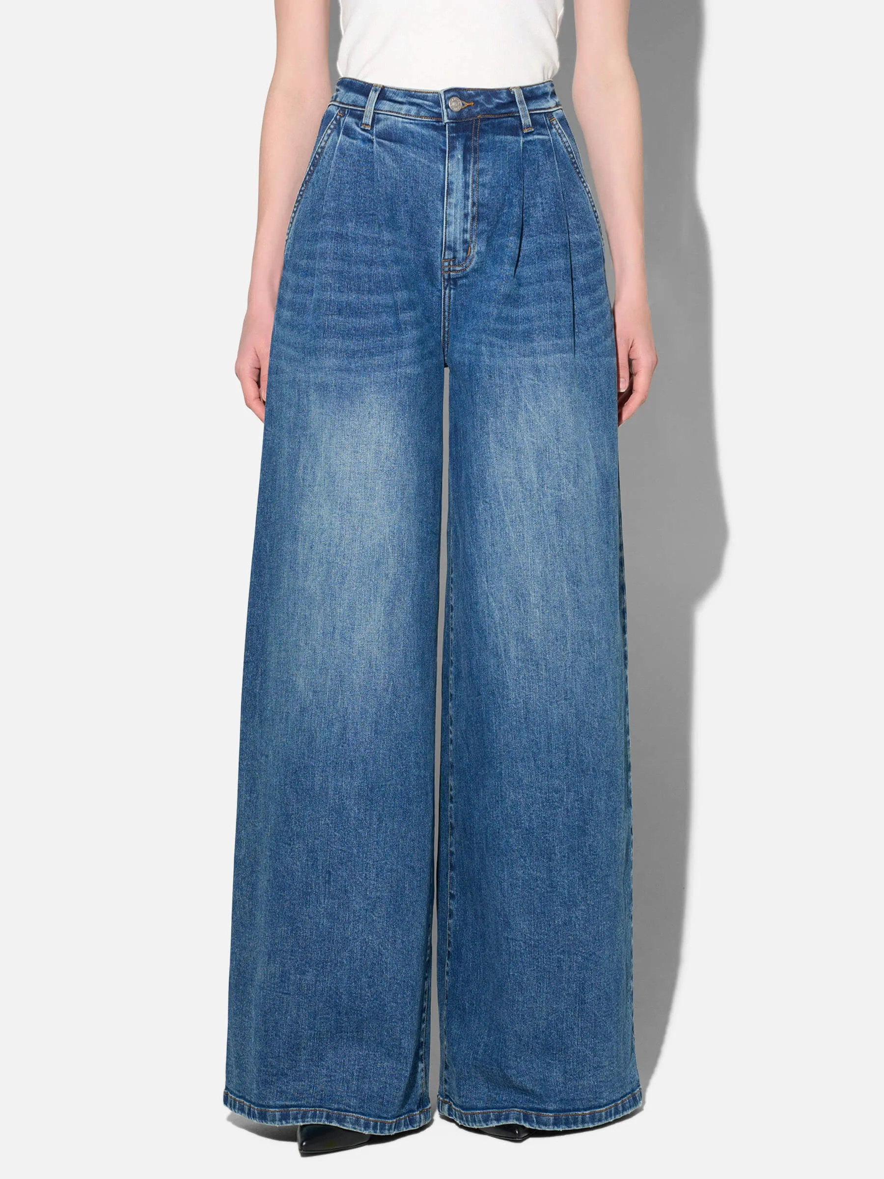 Women's Wide-Leg Stretch Janice Jeans