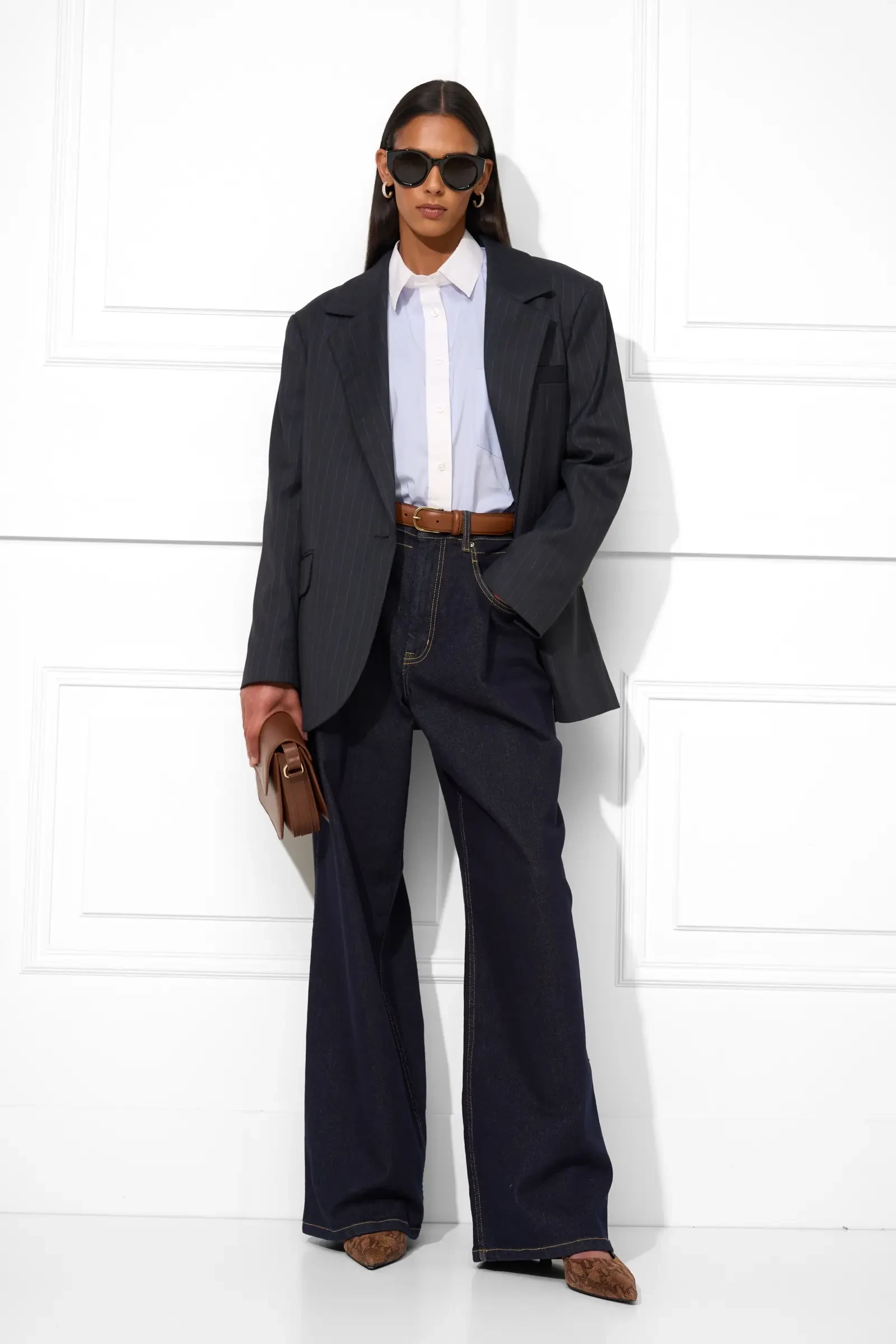 Jeans Dames Barrel Stretch Denim Drew Japanse Denim