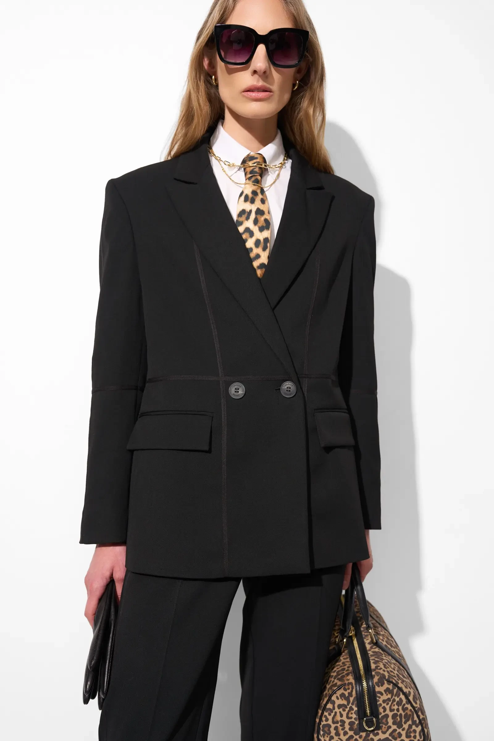 Blazer Vest Dames Zwart Samson