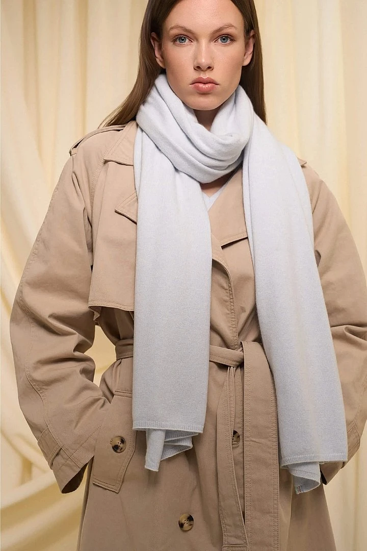 Women's Cashmere Scarf Santos Light Blue