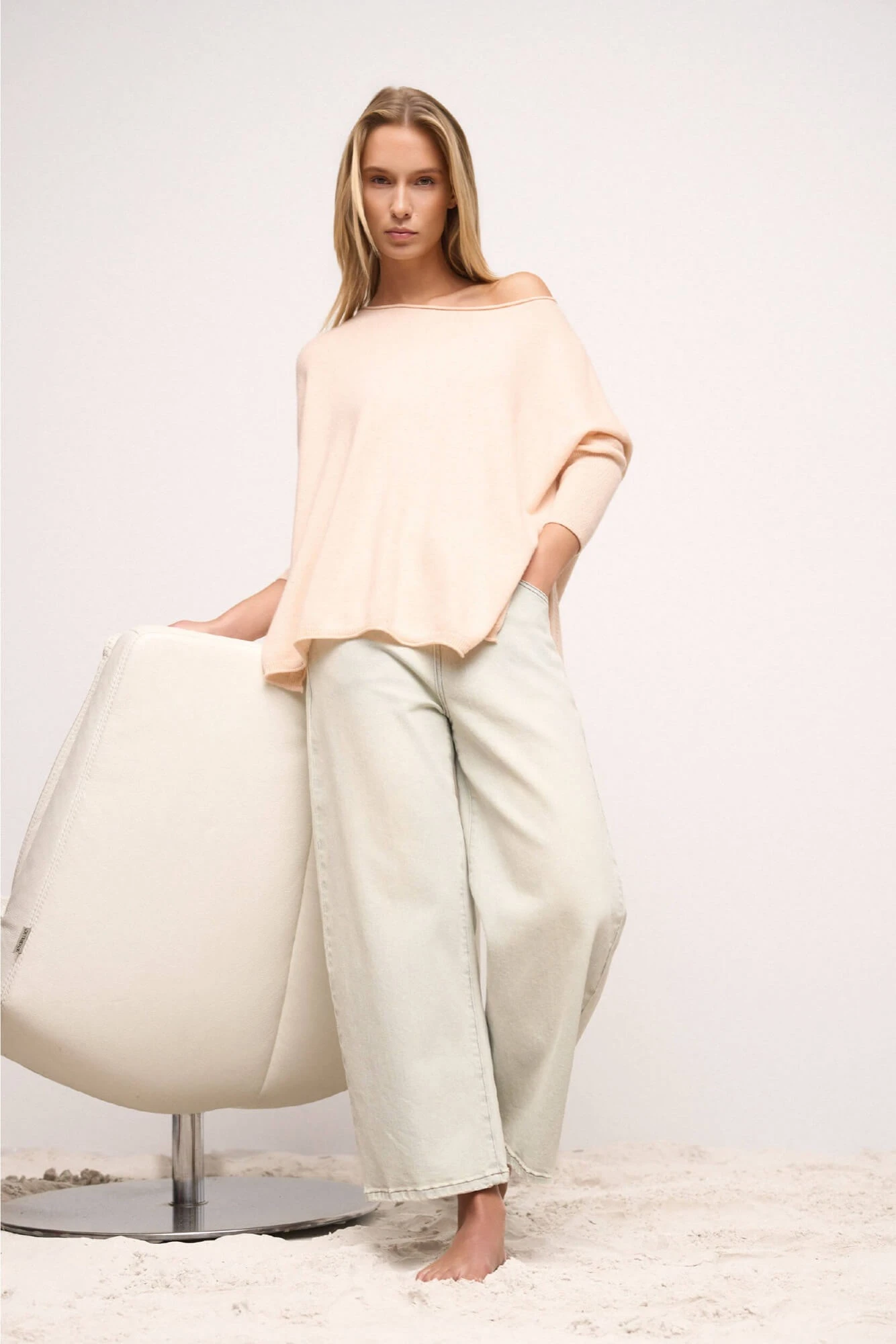 Cashmere Dames Trui Philou Peach