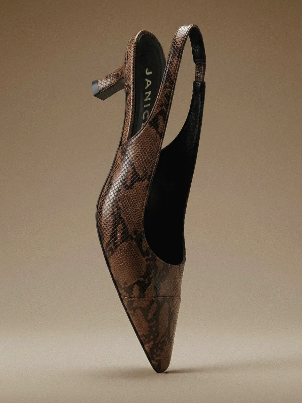Damenschuhe aus Leder und Wildleder – Mode – Janice