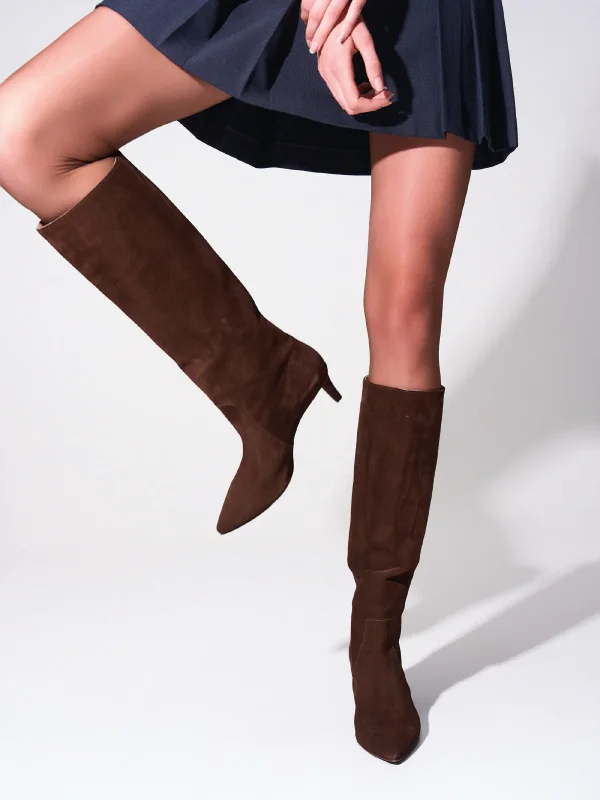 Darwin Boots Women's Leather Suede Fashion Janice 