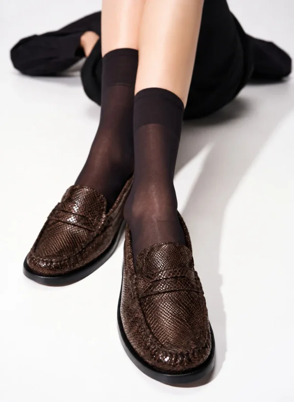 Loafer Slangenprint Dames Leer Janice Kopie