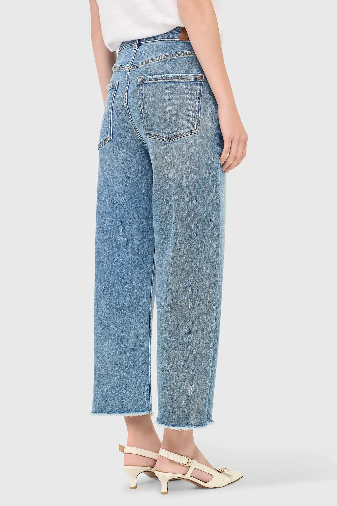 Women's Stretch Mid-Rise Barrel Jeans BAXTER Blue 786