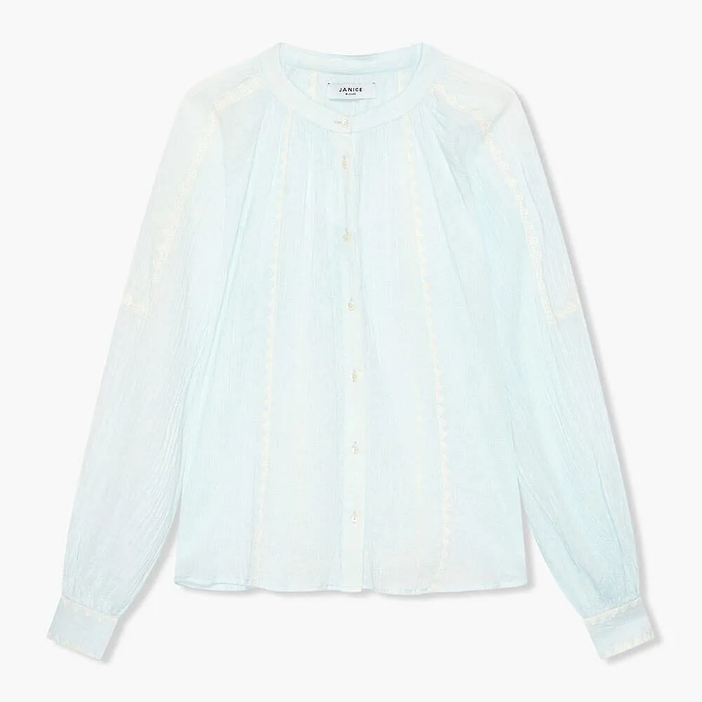 Beau Blouse Light Blauw