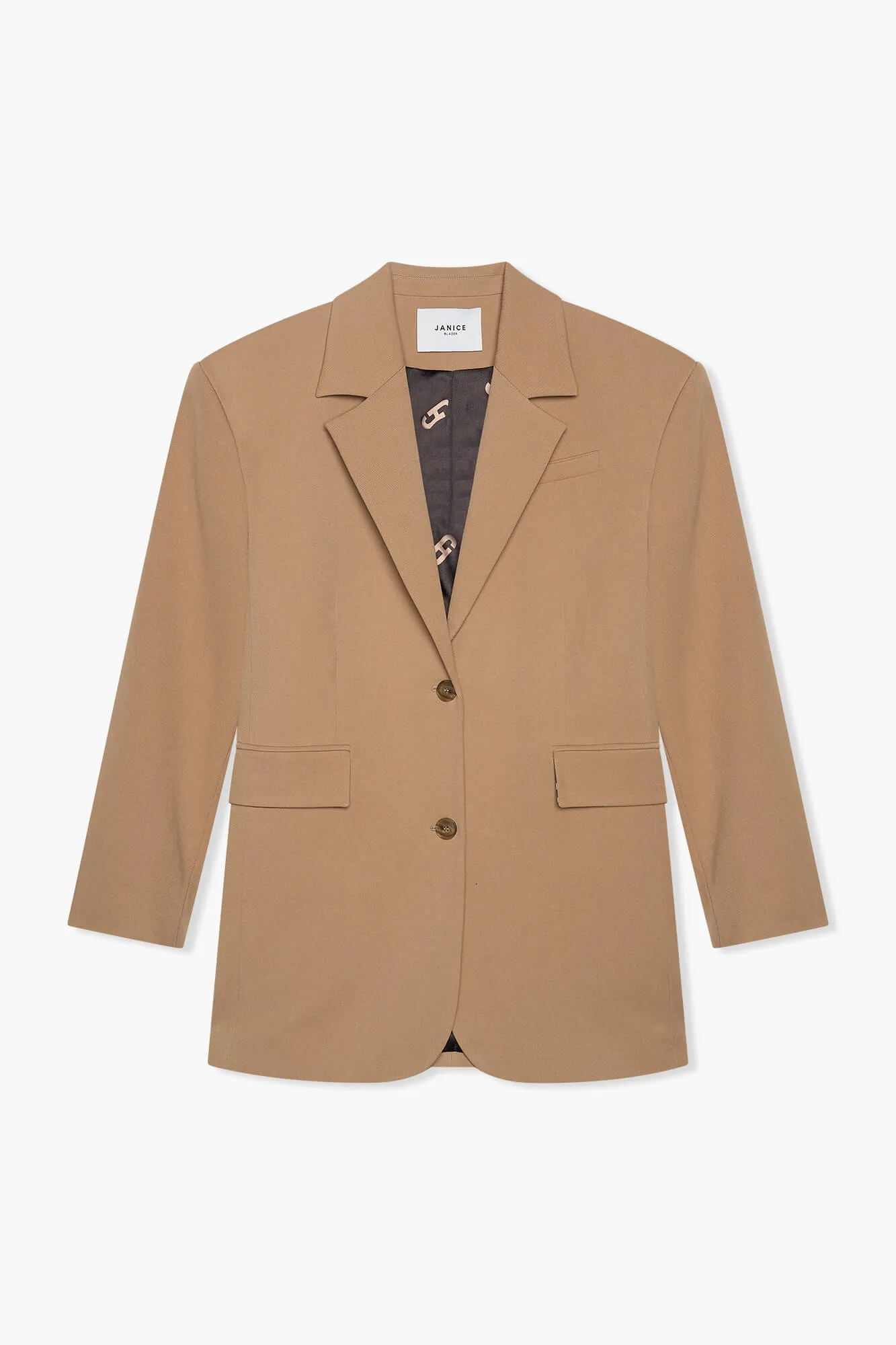 Leren broek suede cognac