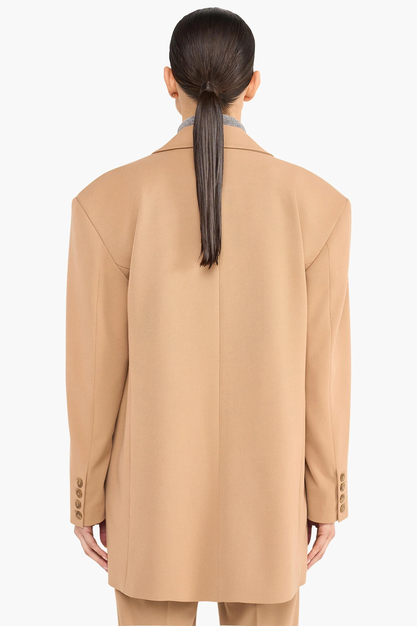 Oversized-Blazer für Damen Buddy Beige