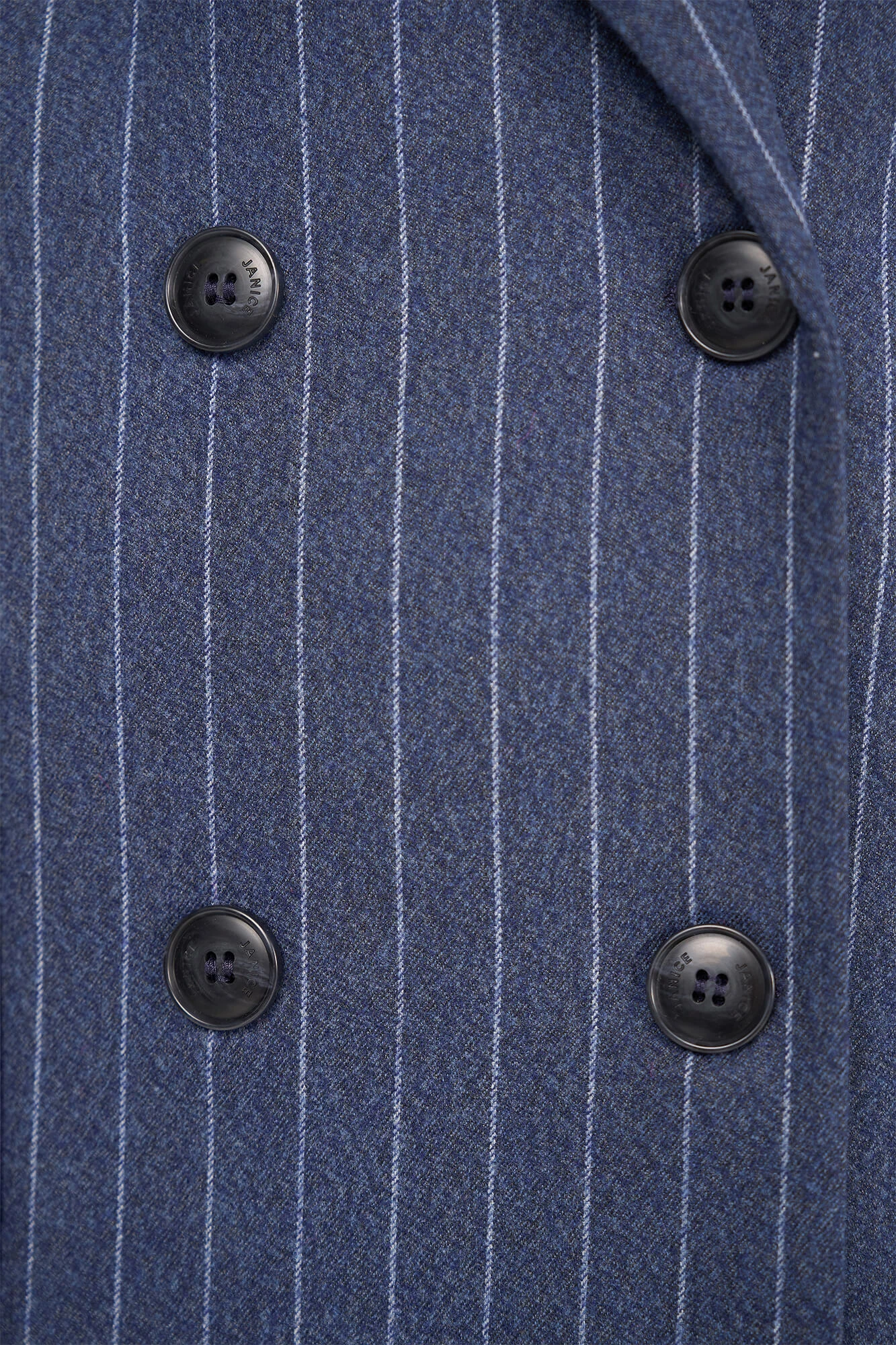 Women's Double-Breasted Martin Blue Striped Blazer