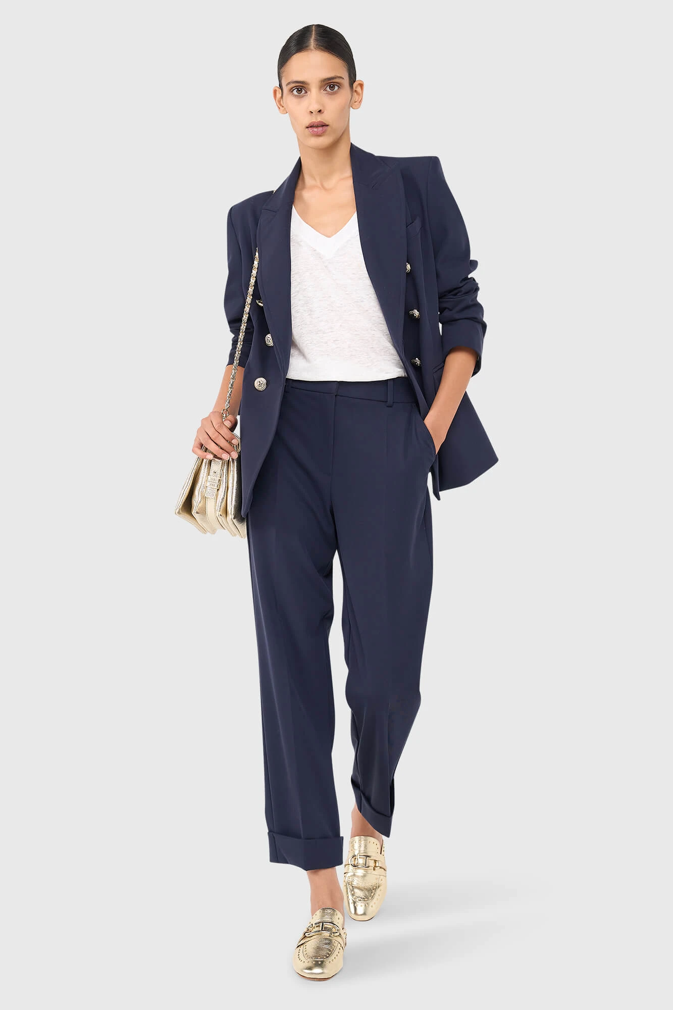 Connor Blazer Donker Blauw