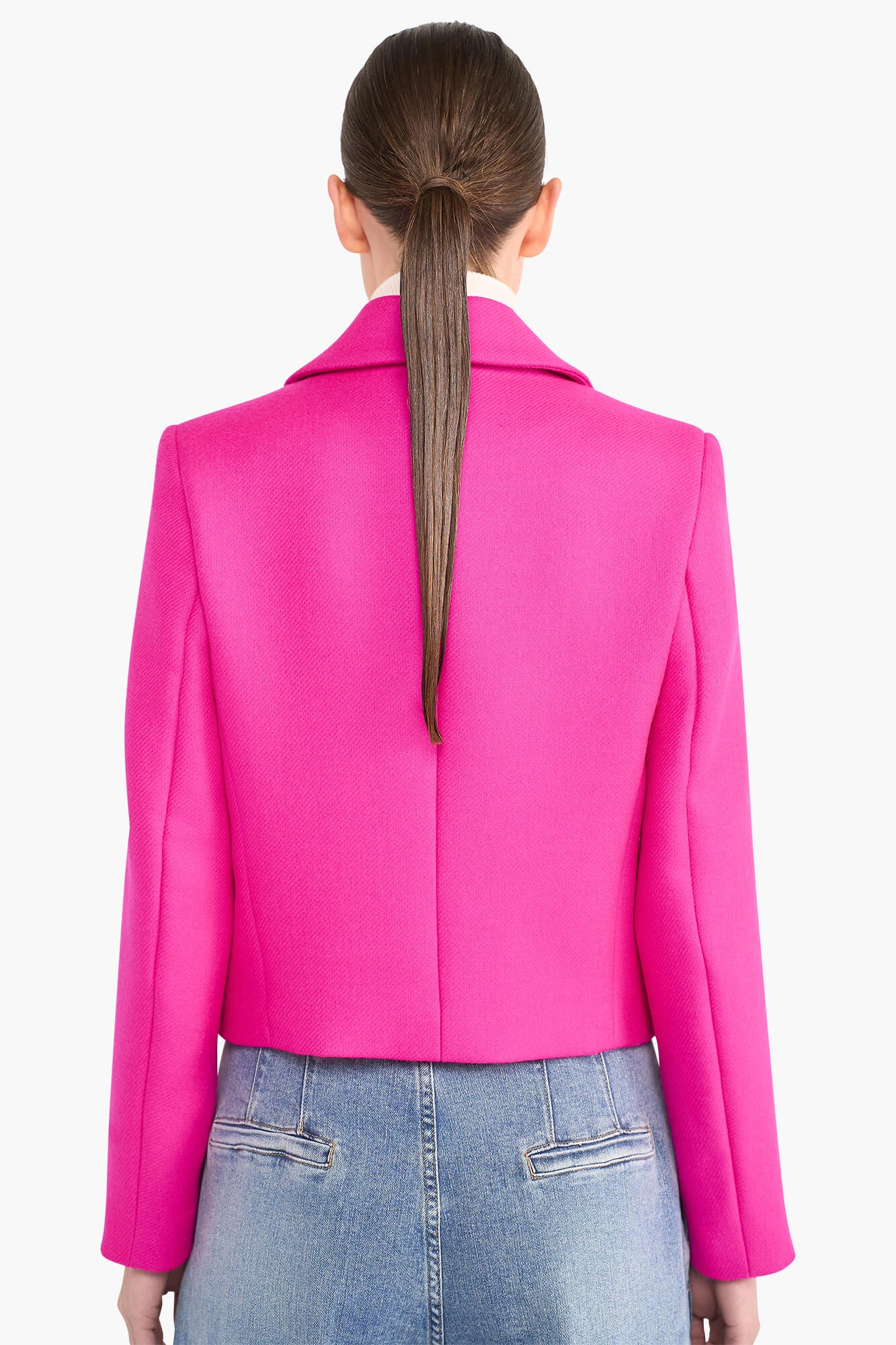 Blazer Jack Dames Kort Wol Tatum Roze