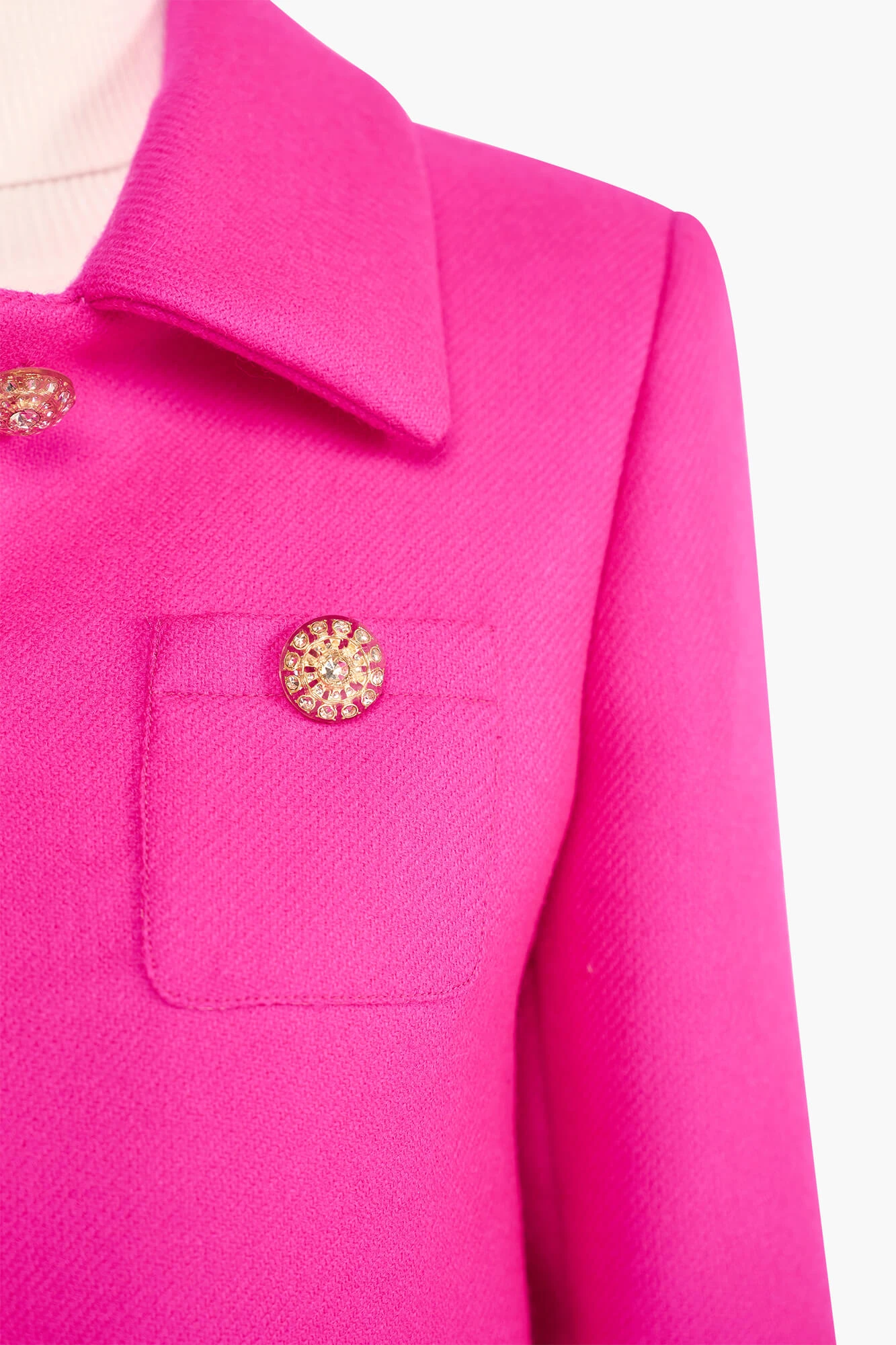 Blazer Jack Dames Kort Wol Tatum Roze