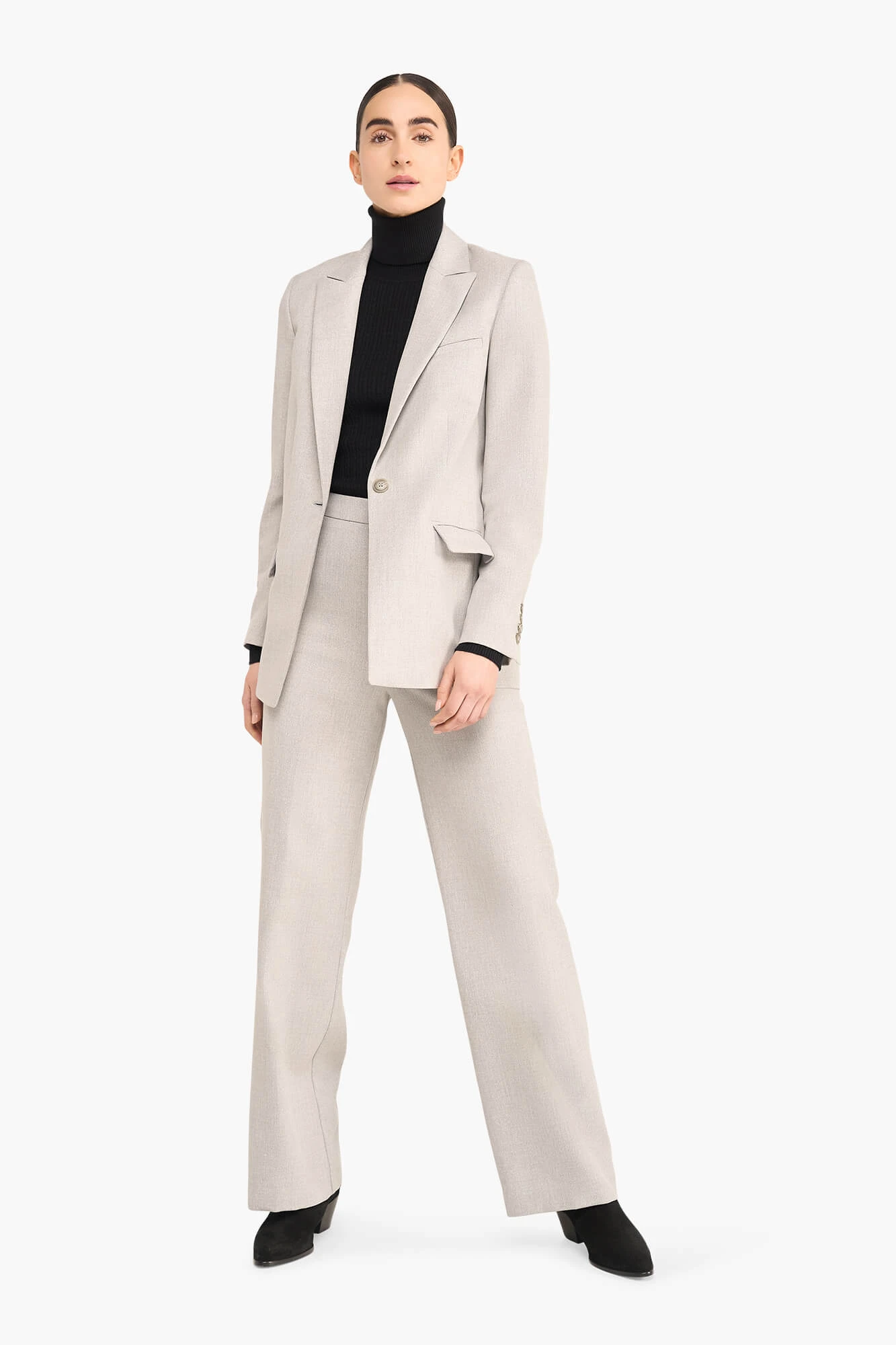 Blazer Dames Recht Lurex Nash Grijs