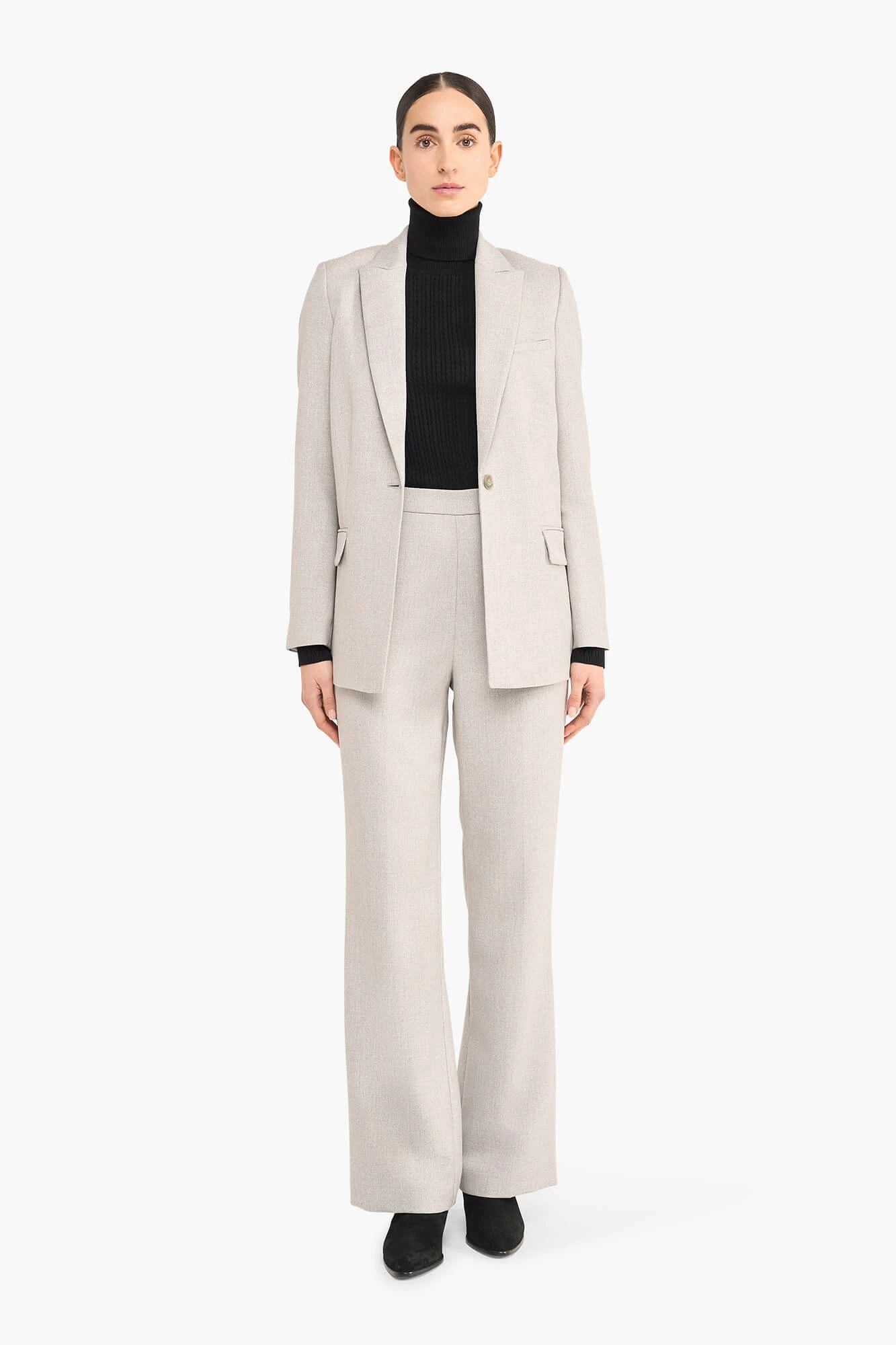 Blazer Dames Recht Lurex Nash Grijs