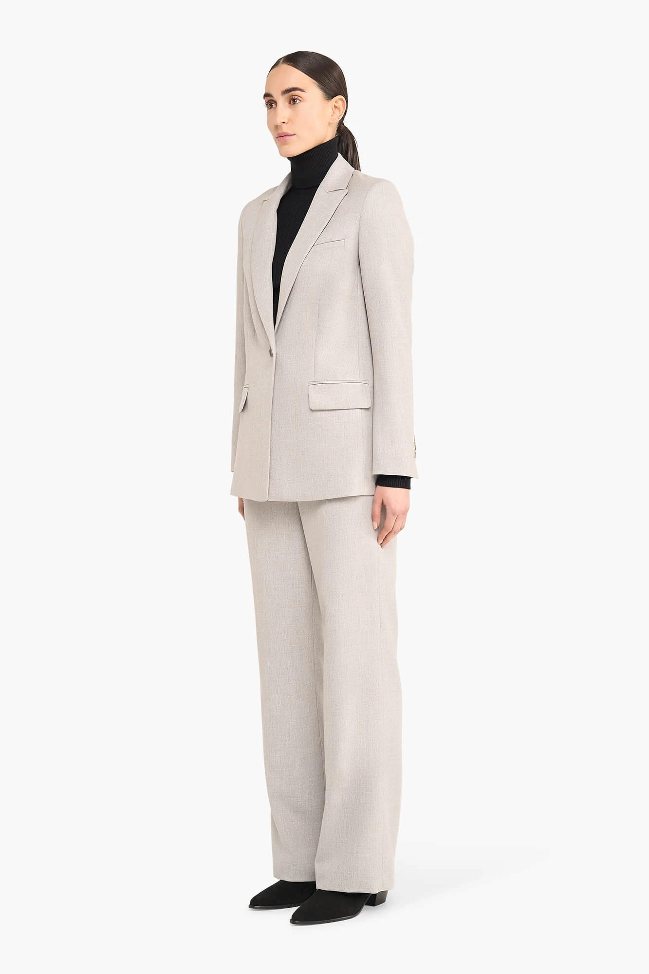 Blazer Dames Recht Lurex Nash Grijs