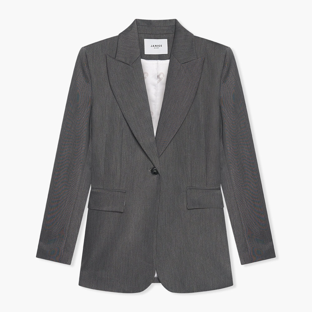Blazer Getailleerd Marcus Grijs