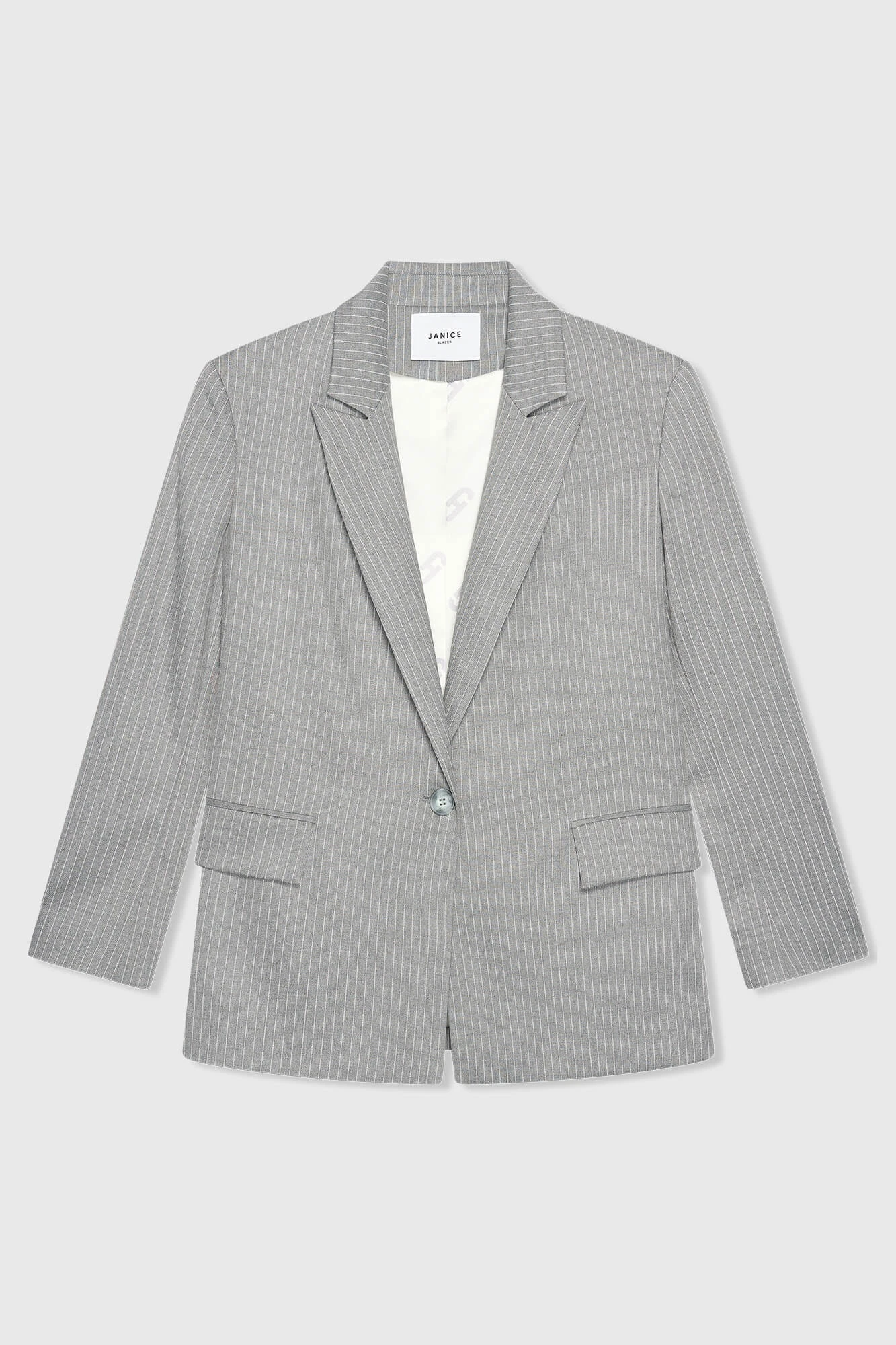 Jones Blazer Grijs Gestreept