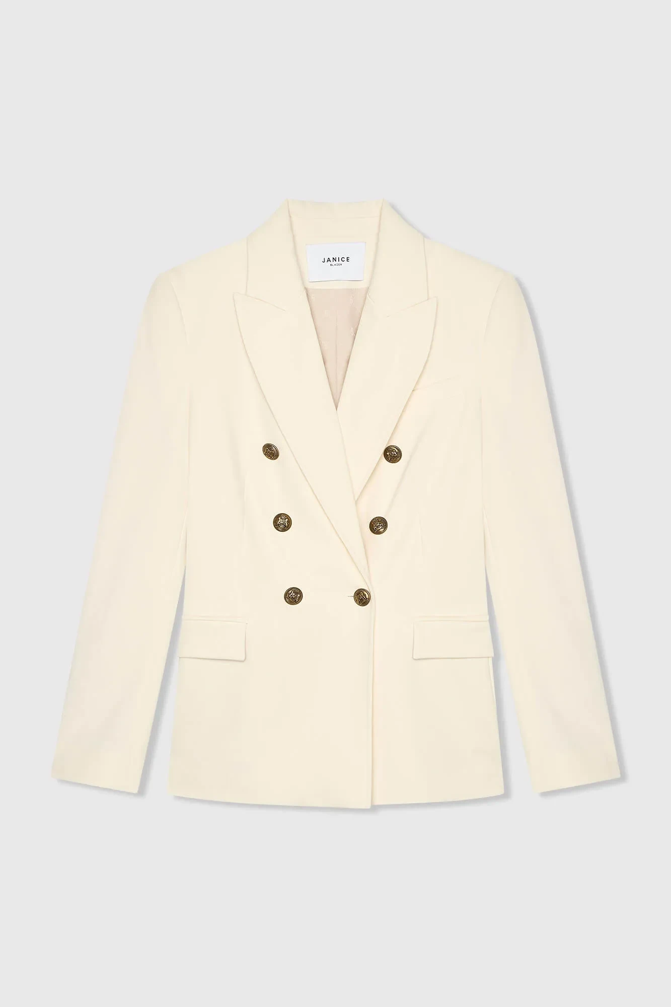 Women's Button-Down Fitted Blazer Connor Off-White