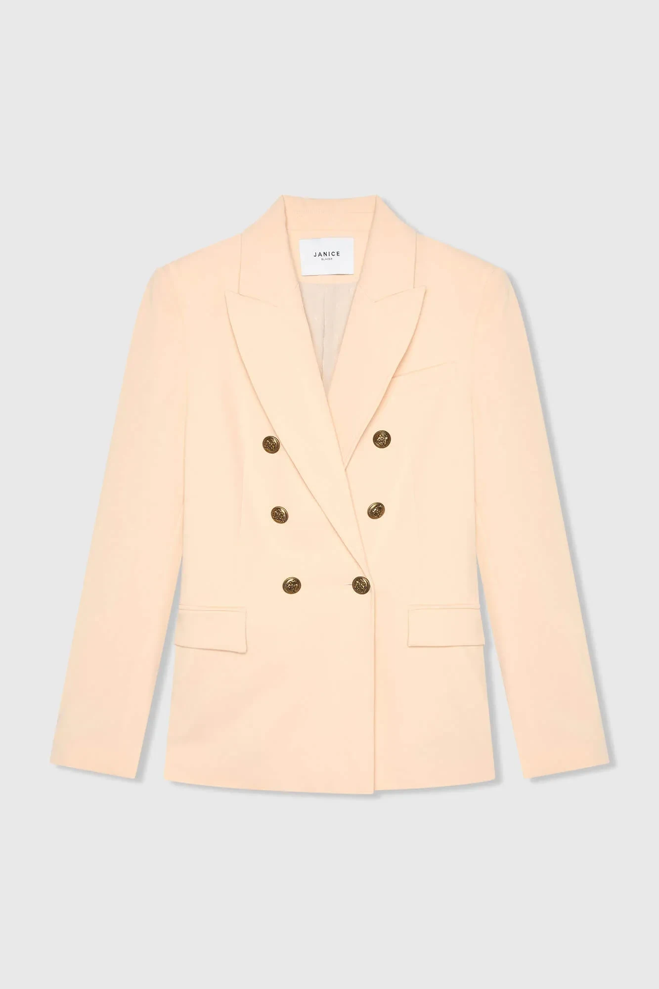 Women's Button-Down Fitted Blazer Connor Peach