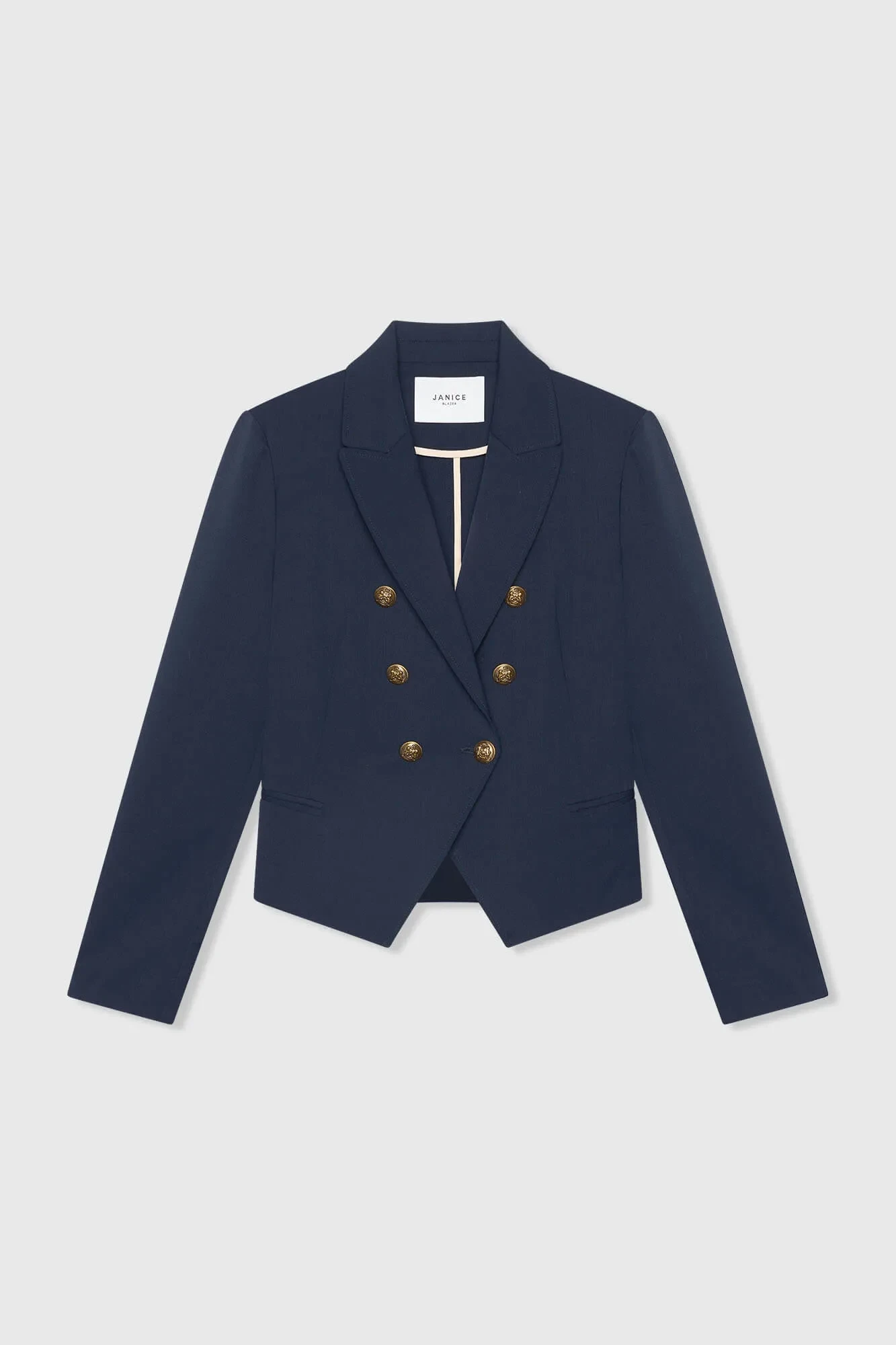 Damen-Blazer, kurz, blau, Ace