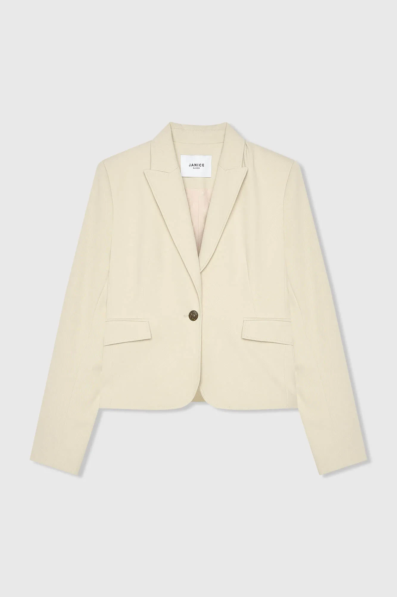 Blazer Dames Kort Getailleerd Lamar Groen
