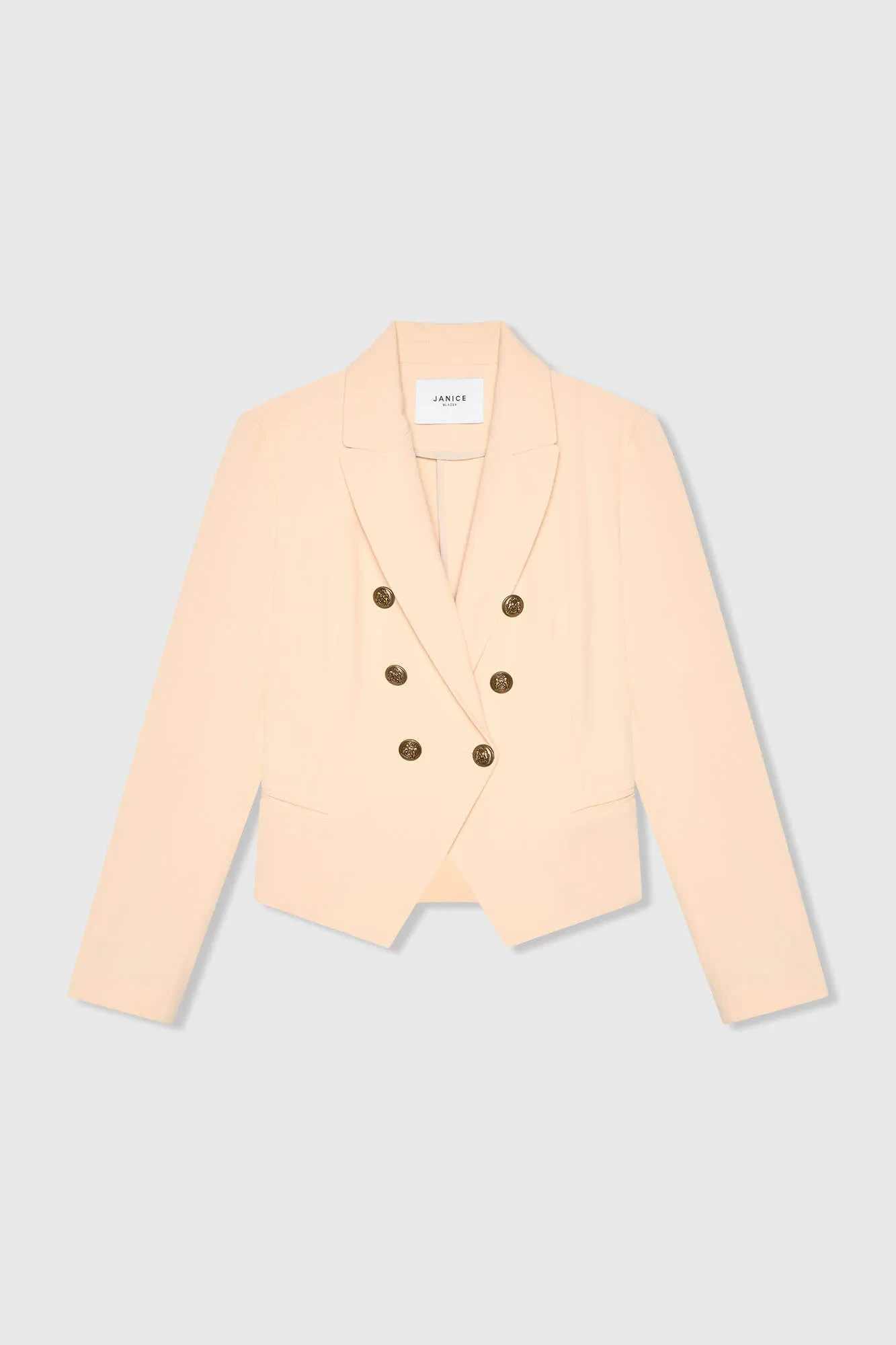 Damen-Blazer, kurz, pfirsichfarben, Ace