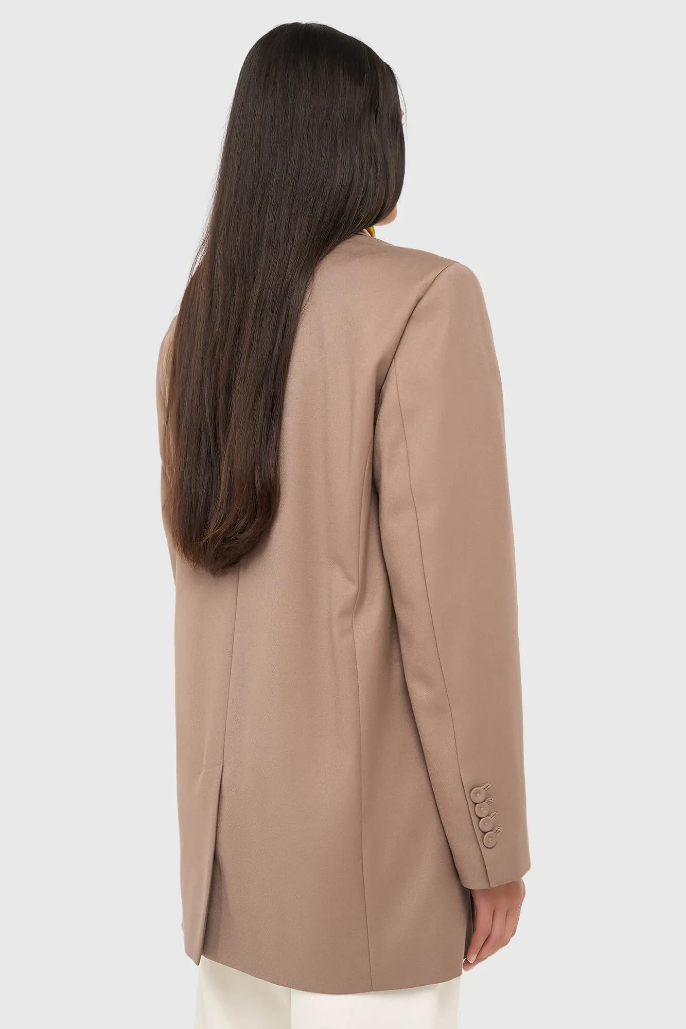 Women's Oversized Boyfriend Blazer in Brown