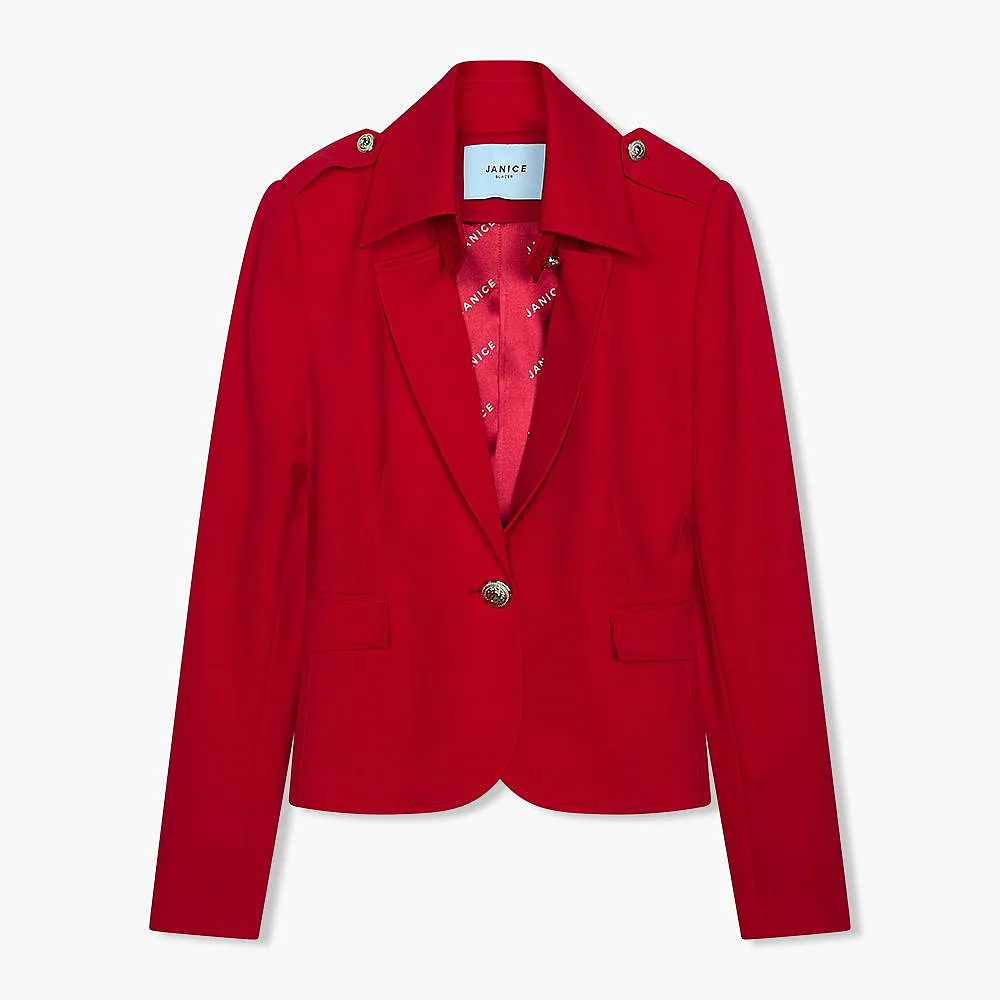 Blazer Dames Harris Red