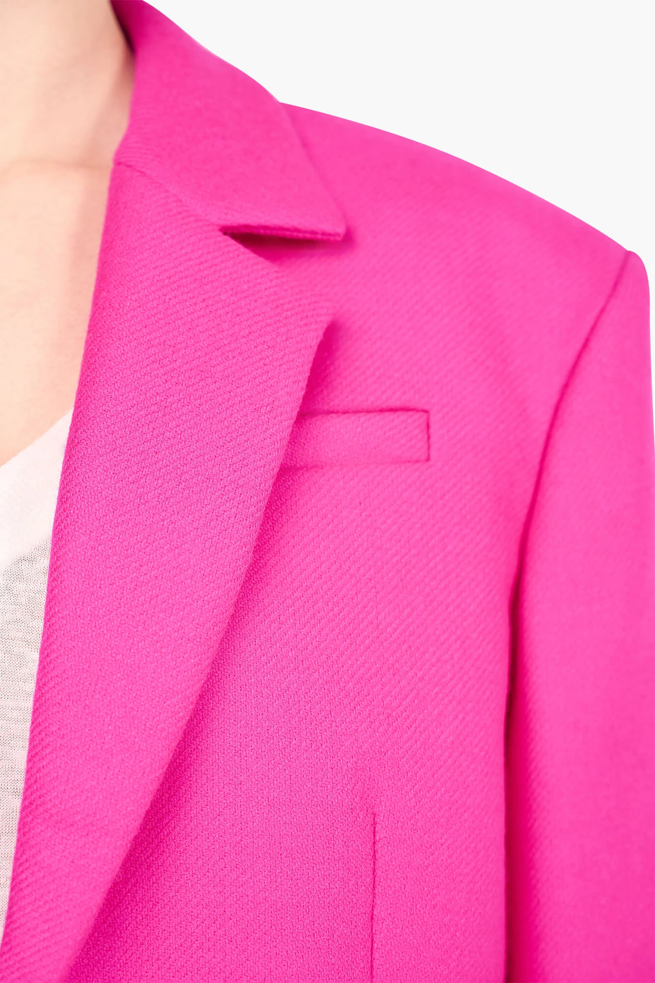 Oversized Blazer Dames Wol Buddy Roze