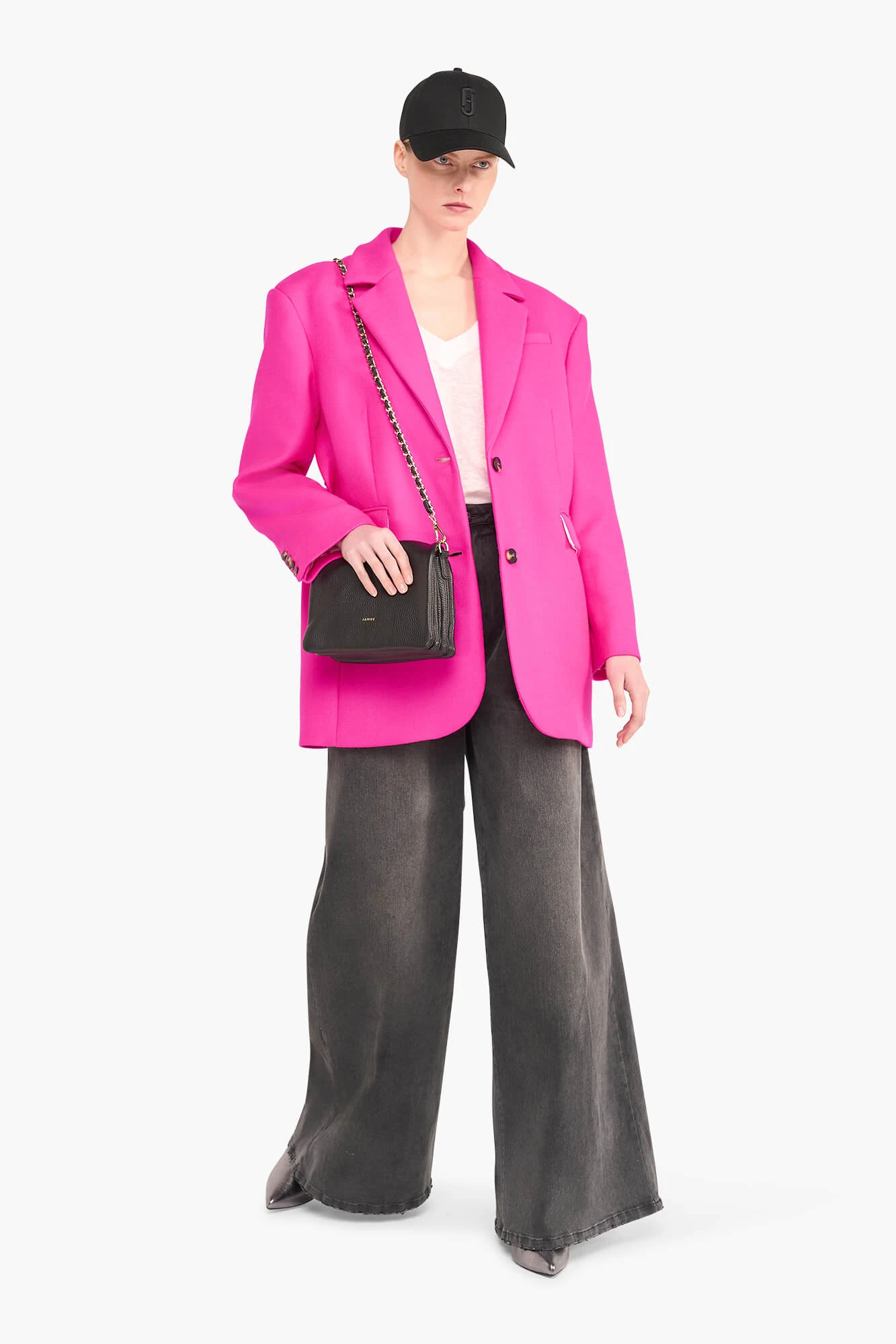 Oversized Blazer Dames Wol Buddy Roze