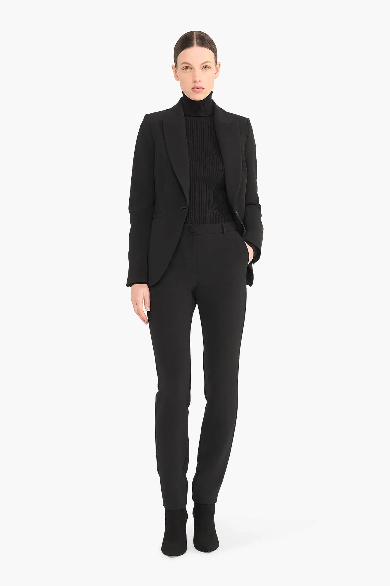 Women's Fitted Luke Blazer in Black