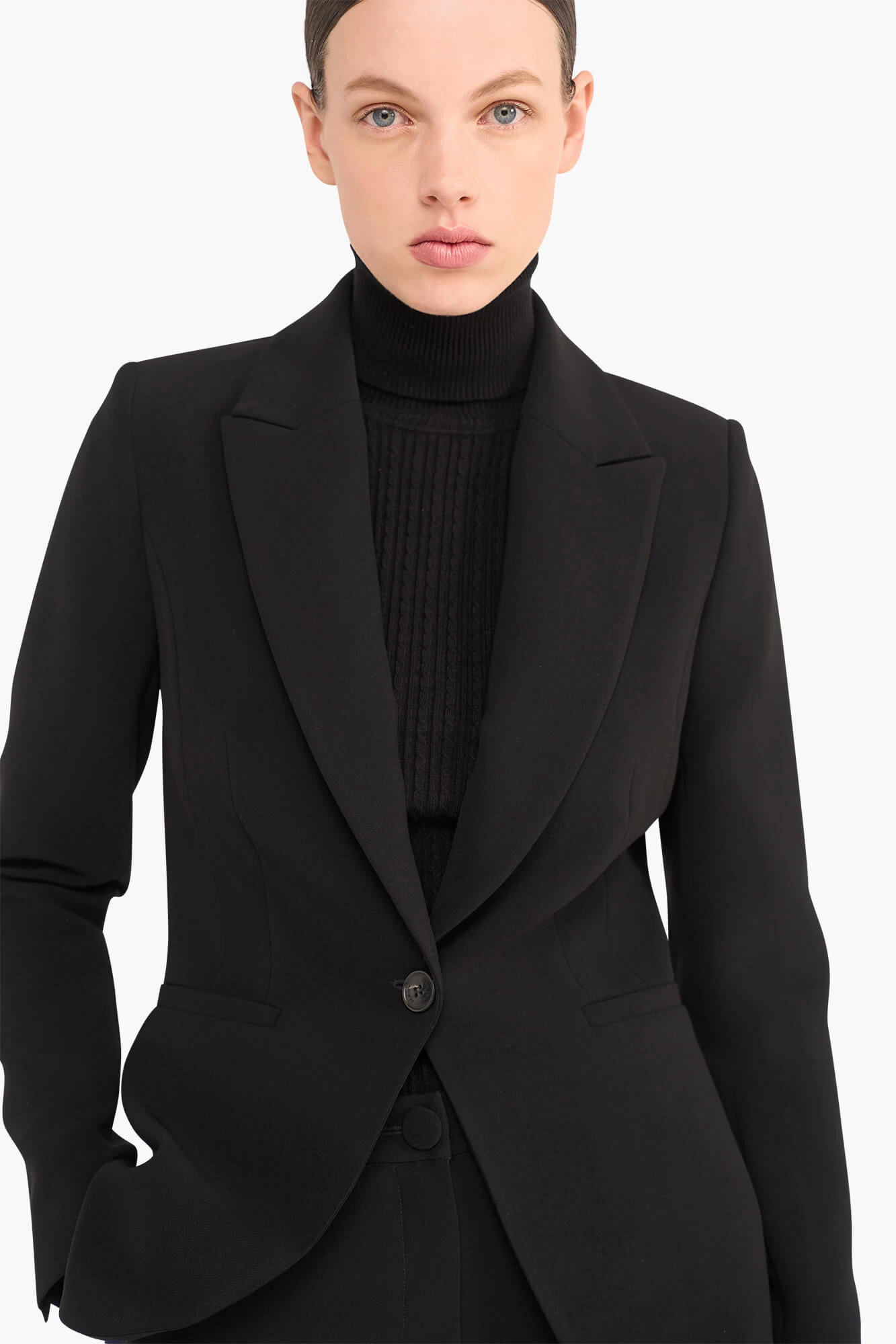 Women's Fitted Luke Blazer in Black