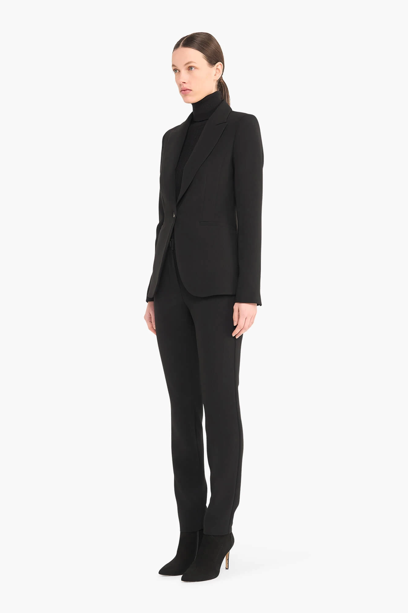 Women's Fitted Luke Blazer in Black