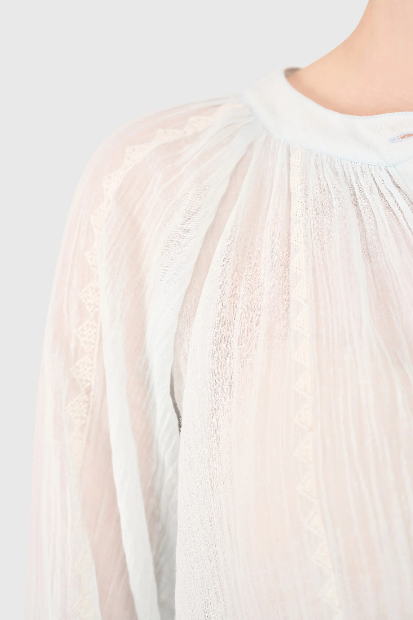 Beau Blouse Light Blauw