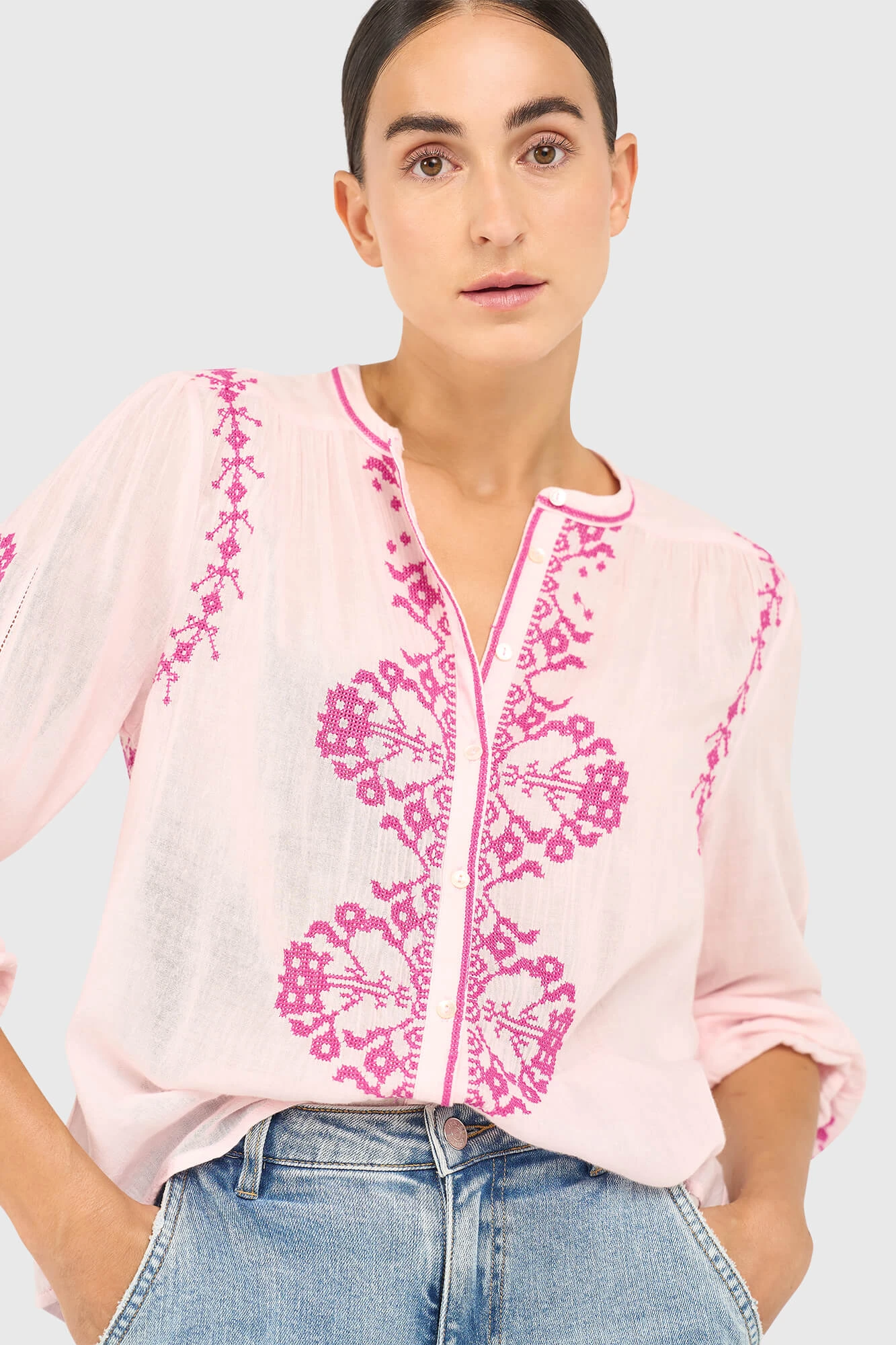 Austin Blouse Roze