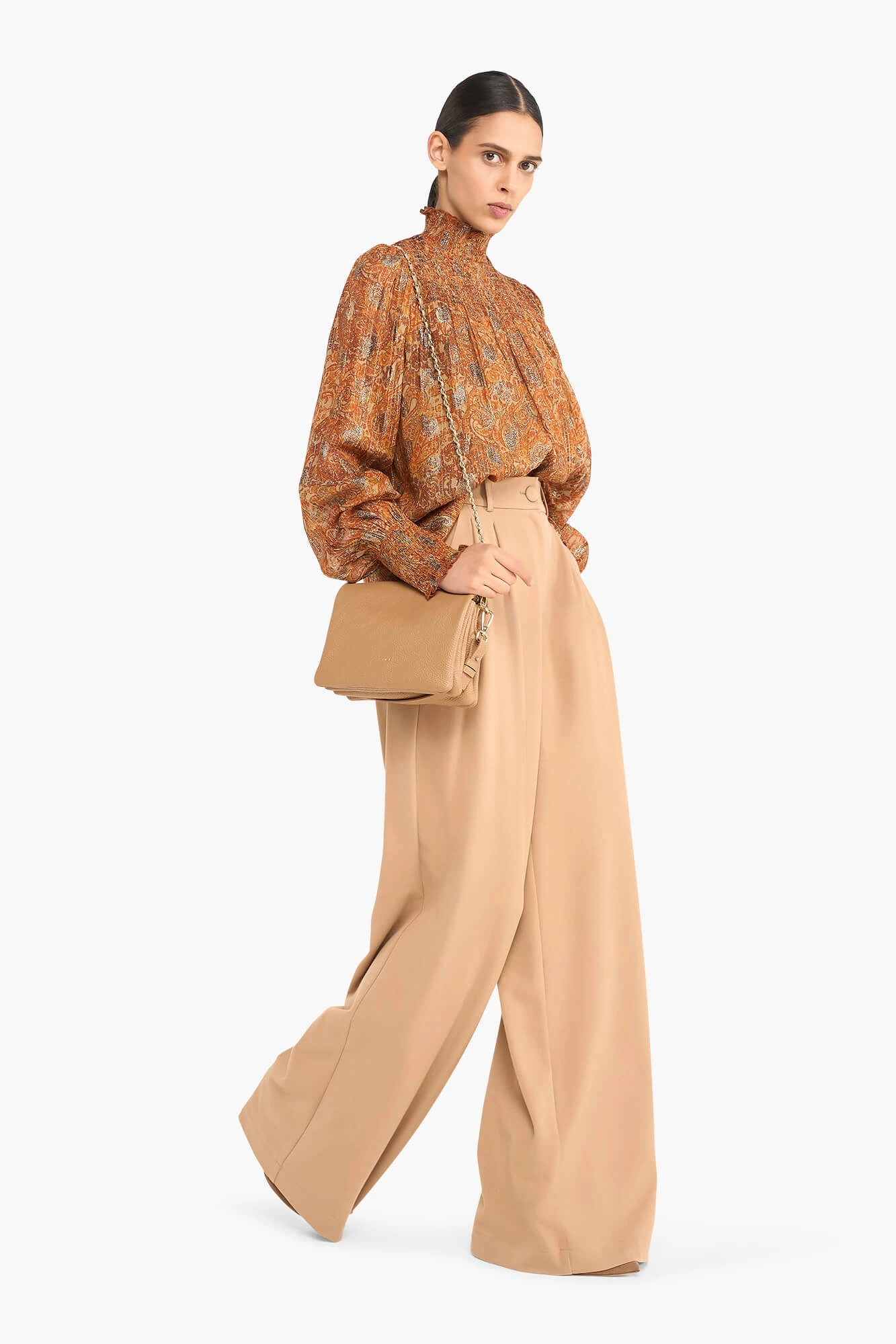 Blouse Dames Lurex Smog Hardy Paisley