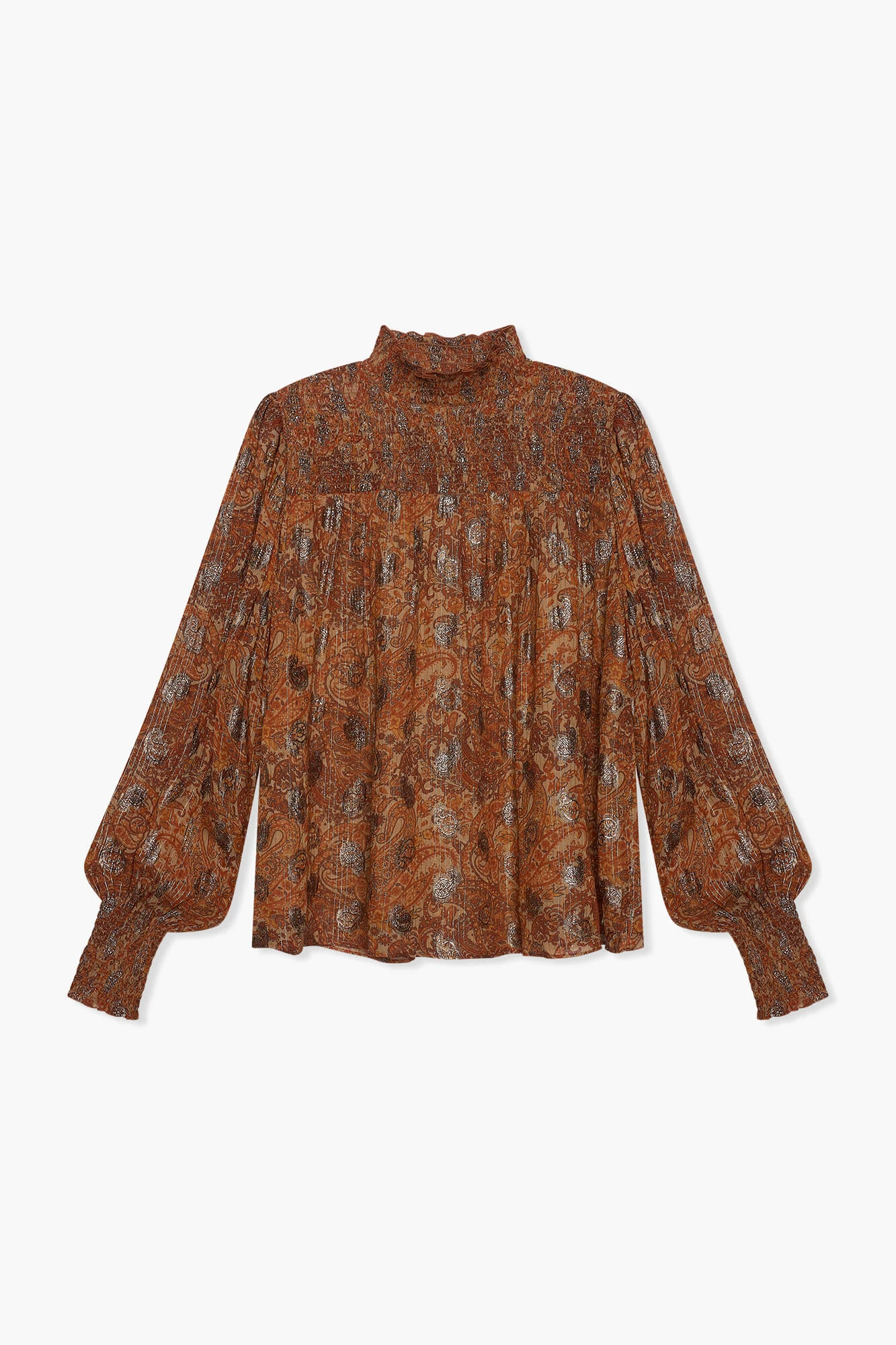Blouse Dames Lurex Smog Hardy Paisley