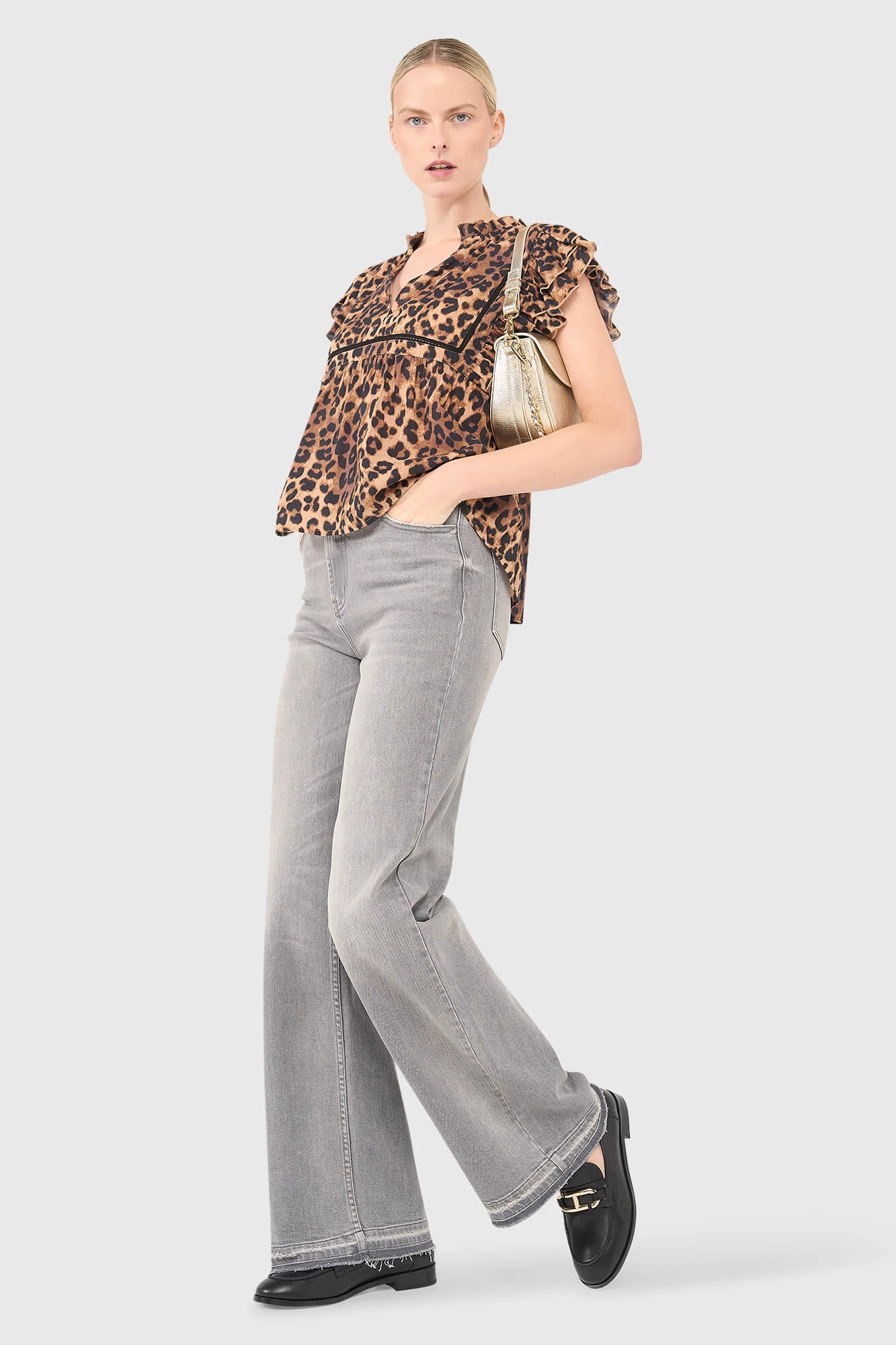 Carson Blouse Panterprint