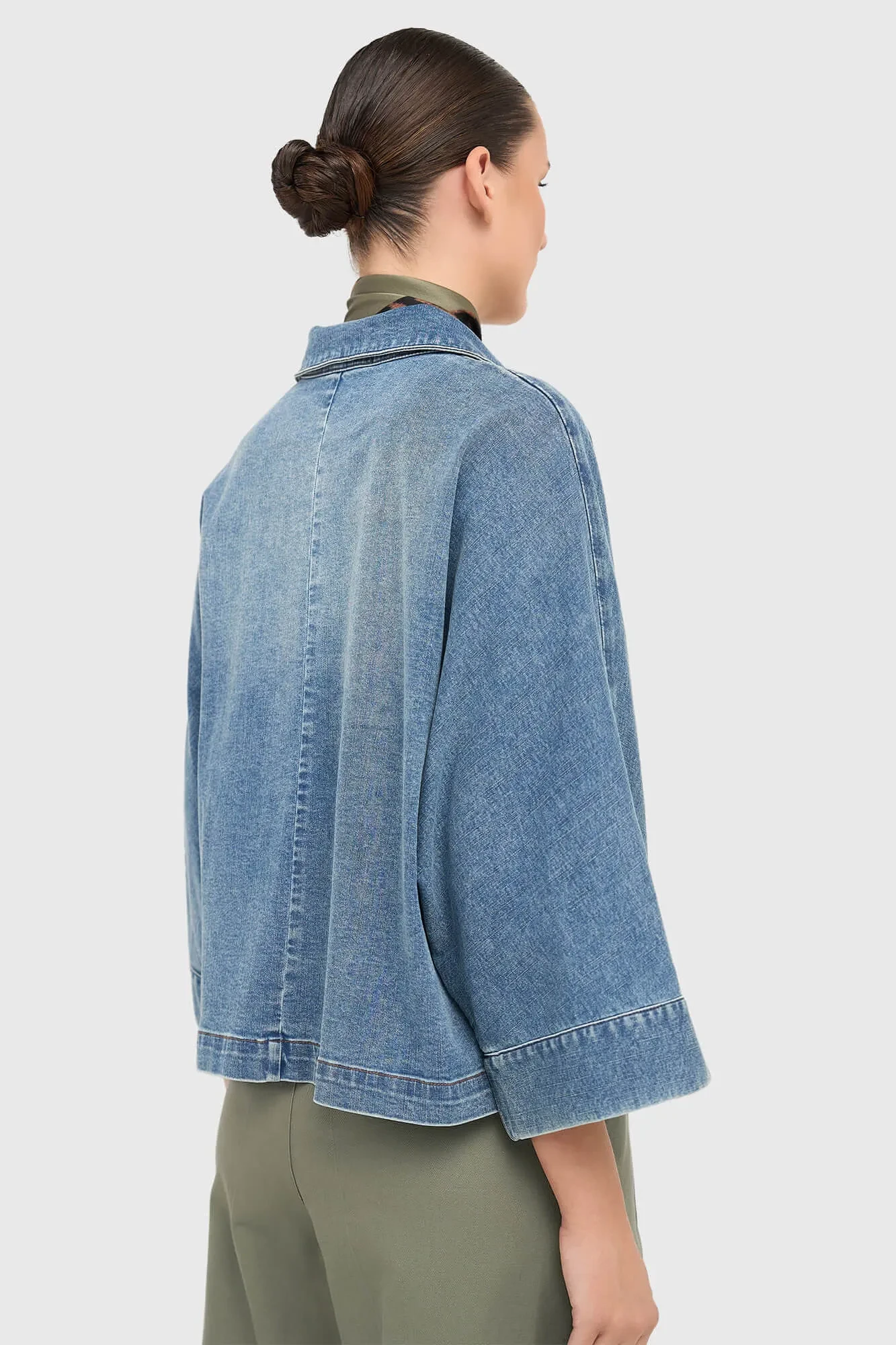 Blouse Dames Denim Kimono Carl 379