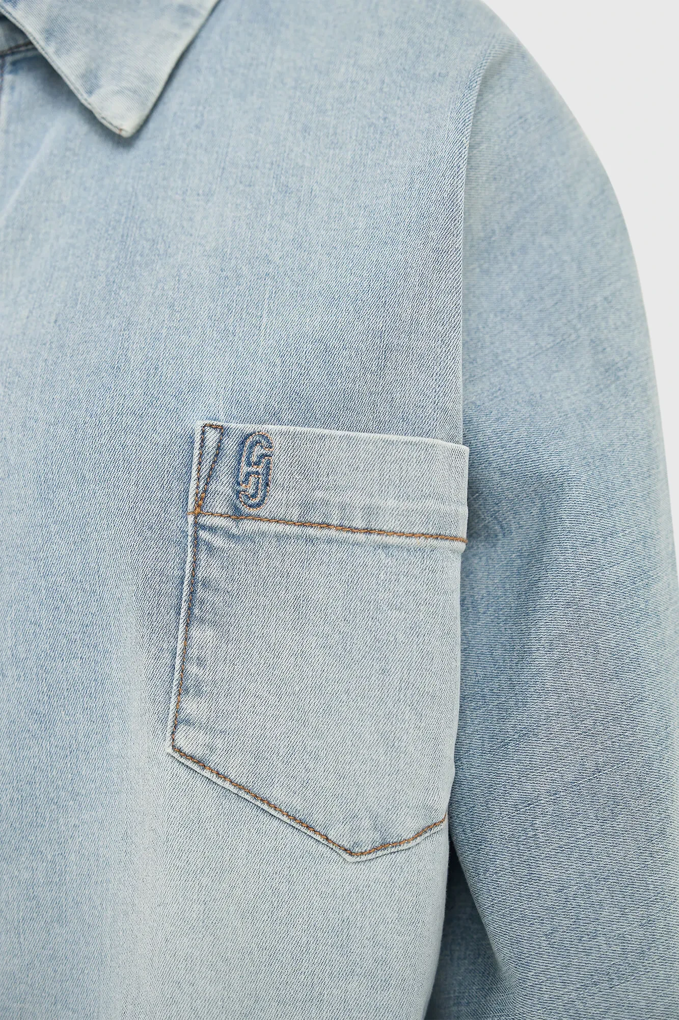 Damenbluse aus Denim im Kimono-Stil Carl 565
