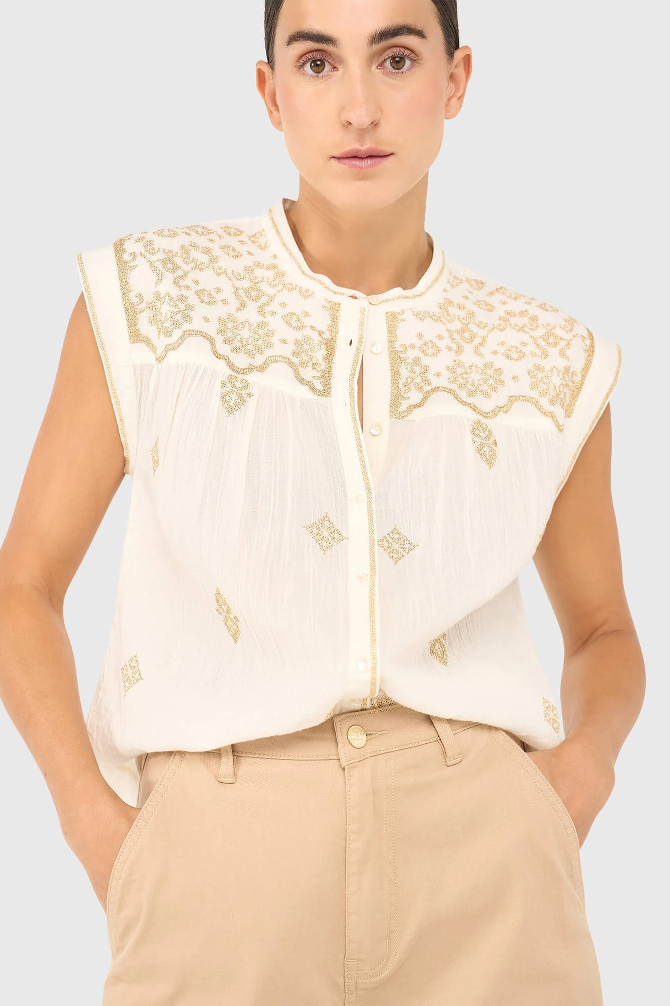 Jace Blouse Beige