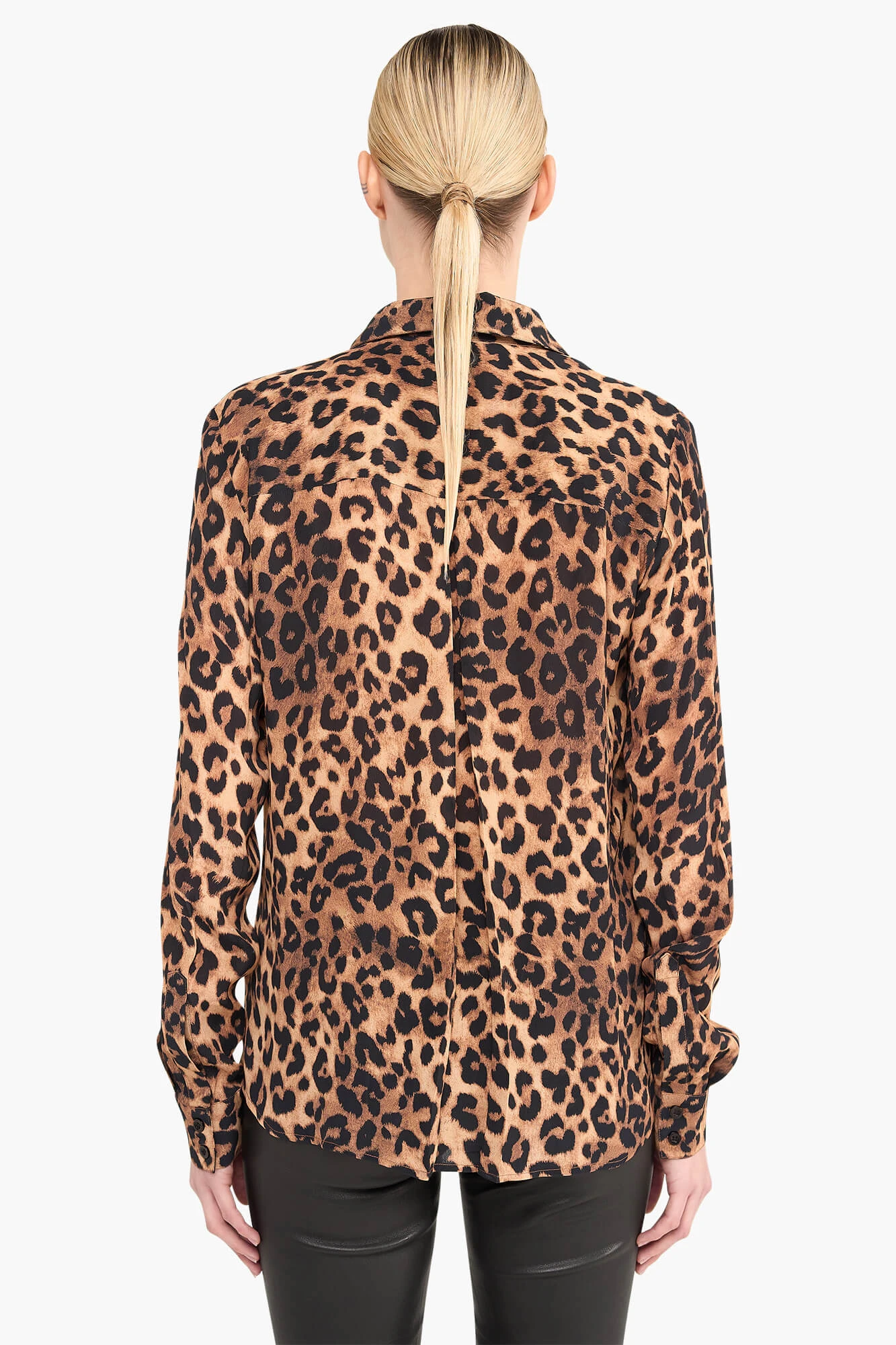 Panterprint Blouse Dames Knoop Dylan