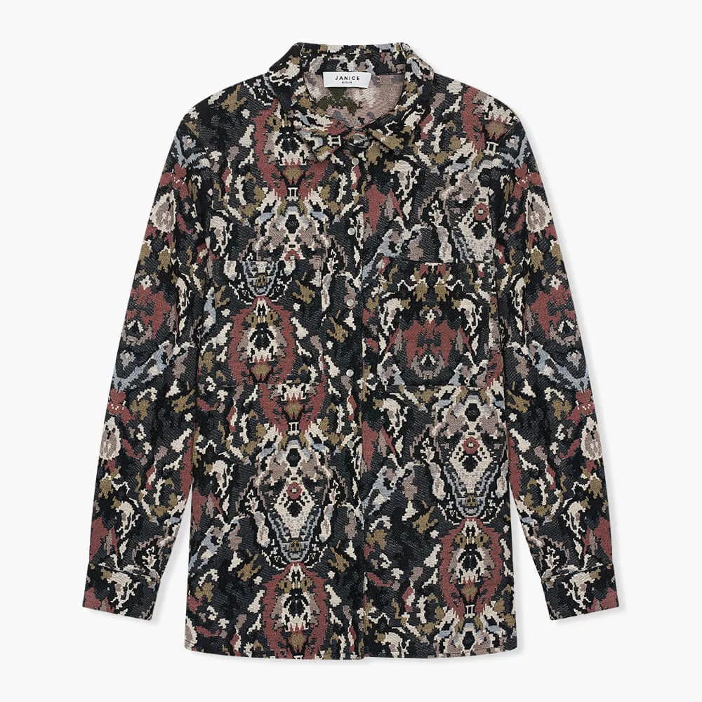 Blouse Dames Jacquard Shane Roze