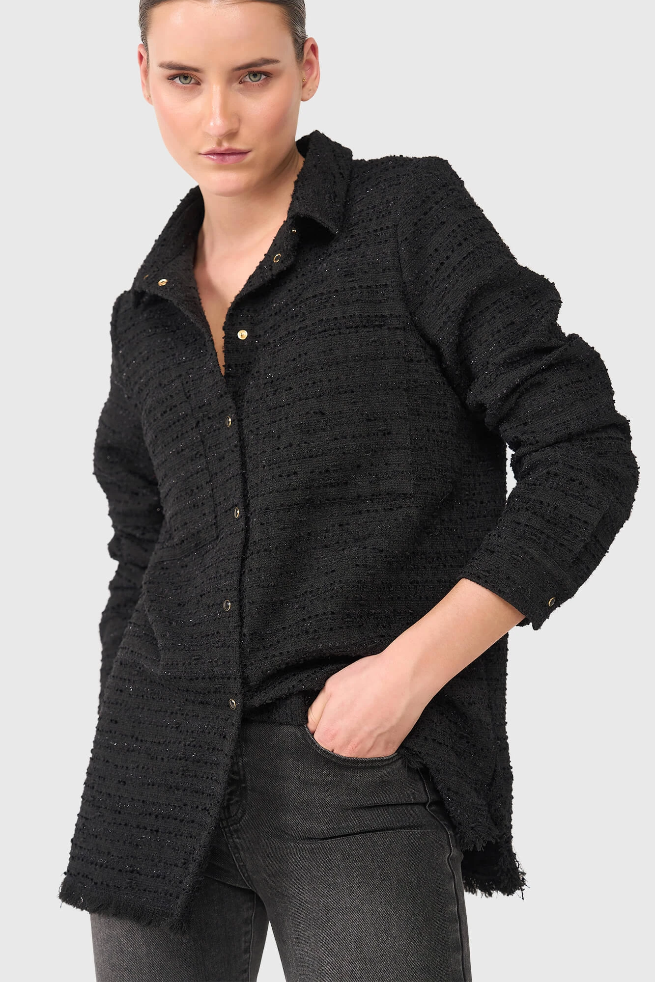 Shane Zwart Tweed Lurex